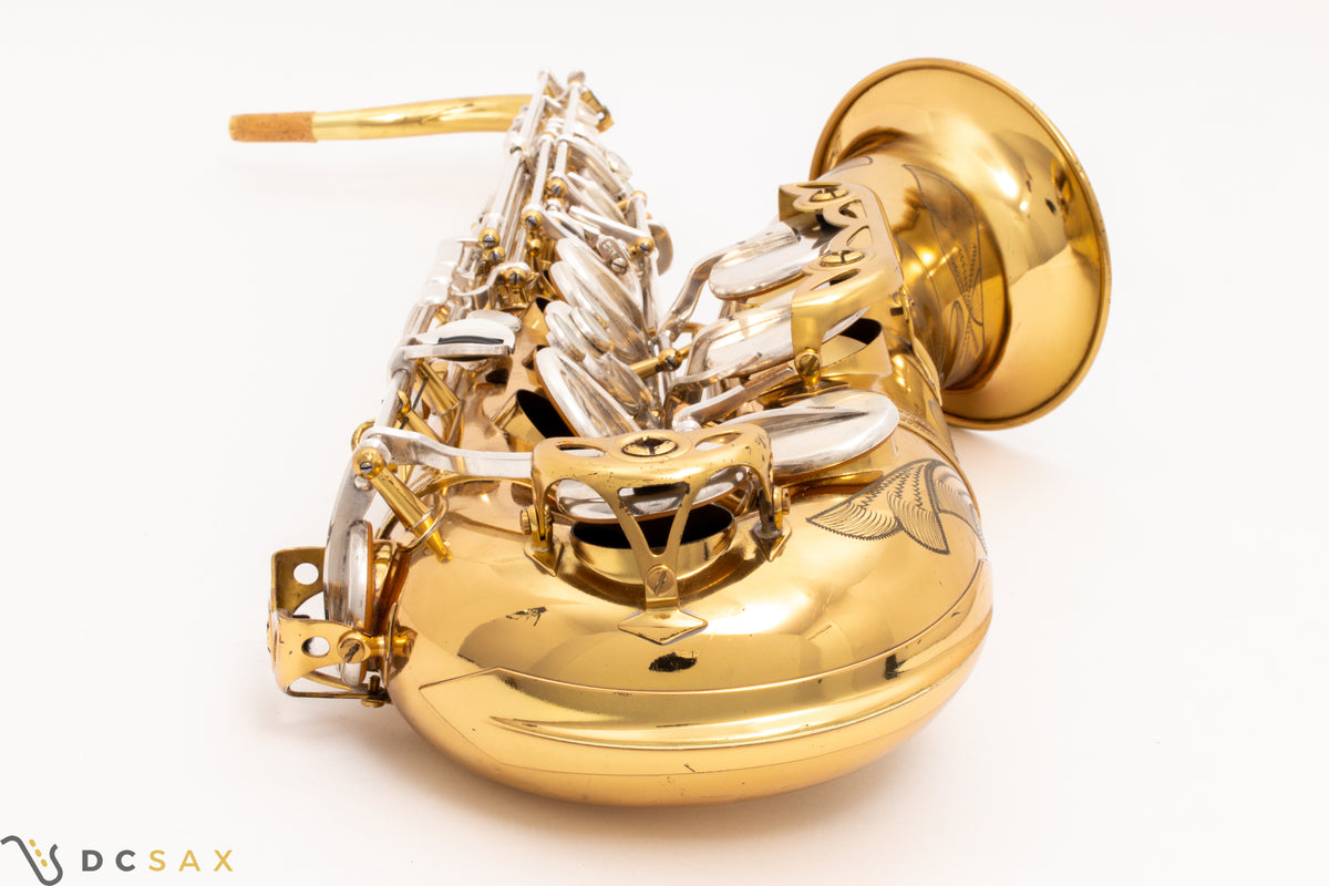 1966年製 Selmer Mark VI テナーサックス(シリアルNo. 138,xxx)、オリジナルラッカー99%、ハイF#キー付き、動画あり、オーバーホール済み