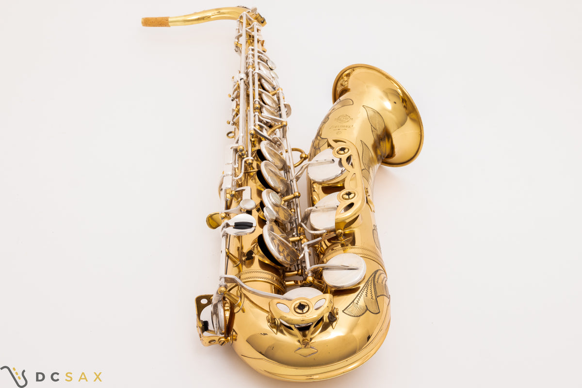 1966年製 Selmer Mark VI テナーサックス(シリアルNo. 138,xxx)、オリジナルラッカー99%、ハイF#キー付き、動画あり、オーバーホール済み