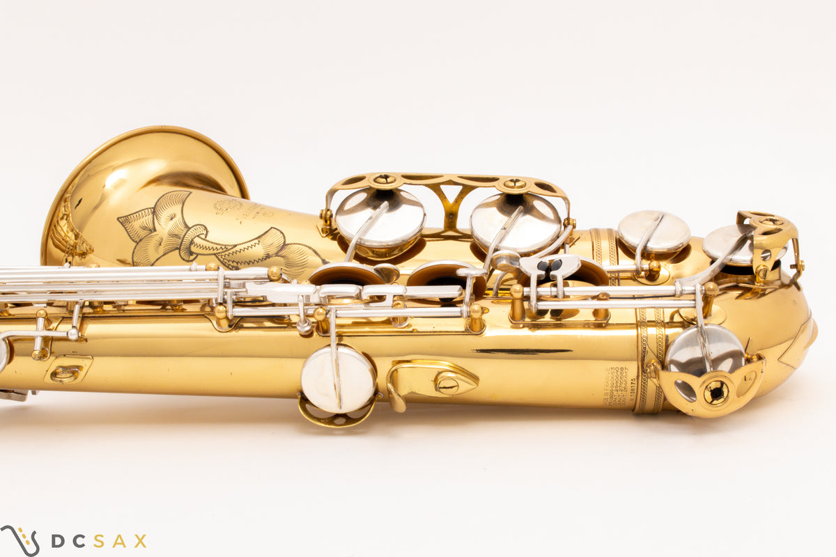 1966年製 Selmer Mark VI テナーサックス(シリアルNo. 138,xxx)、オリジナルラッカー99%、ハイF#キー付き、動画あり、オーバーホール済み