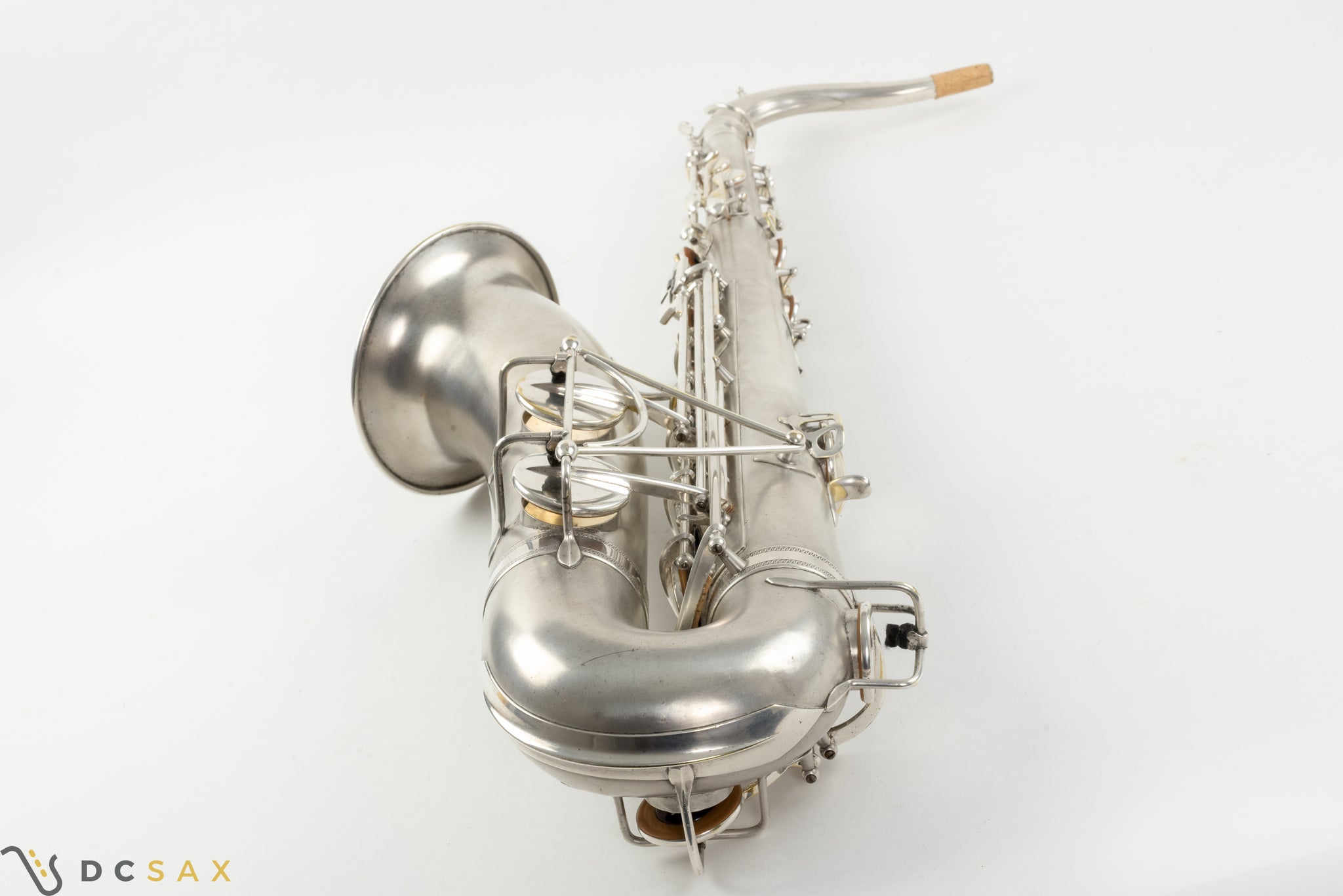 1932 Selmer Super Sax 'Cigar Cutter' Tenor Saxophone, Original Silver Plating, Fresh Overhaul