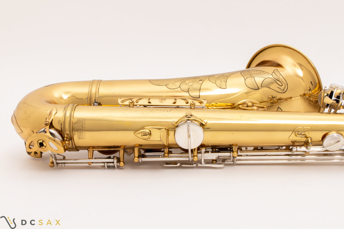 1966年製 Selmer Mark VI テナーサックス(シリアルNo. 138,xxx)、オリジナルラッカー99%、ハイF#キー付き、動画あり、オーバーホール済み