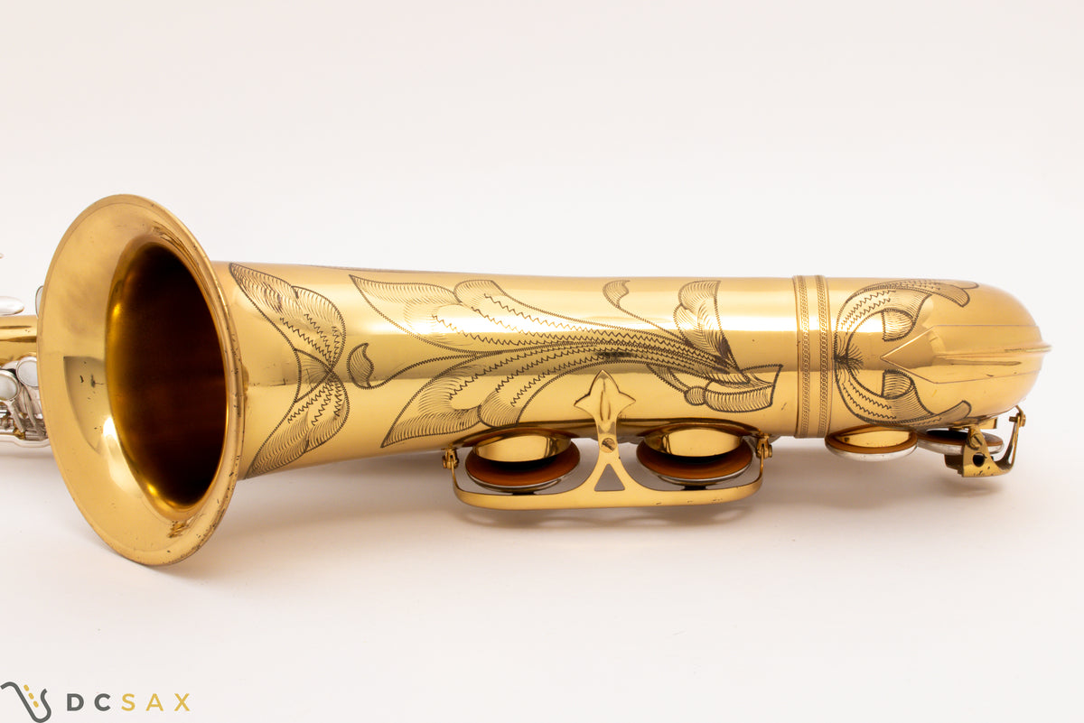 1966年製 Selmer Mark VI テナーサックス(シリアルNo. 138,xxx)、オリジナルラッカー99%、ハイF#キー付き、動画あり、オーバーホール済み