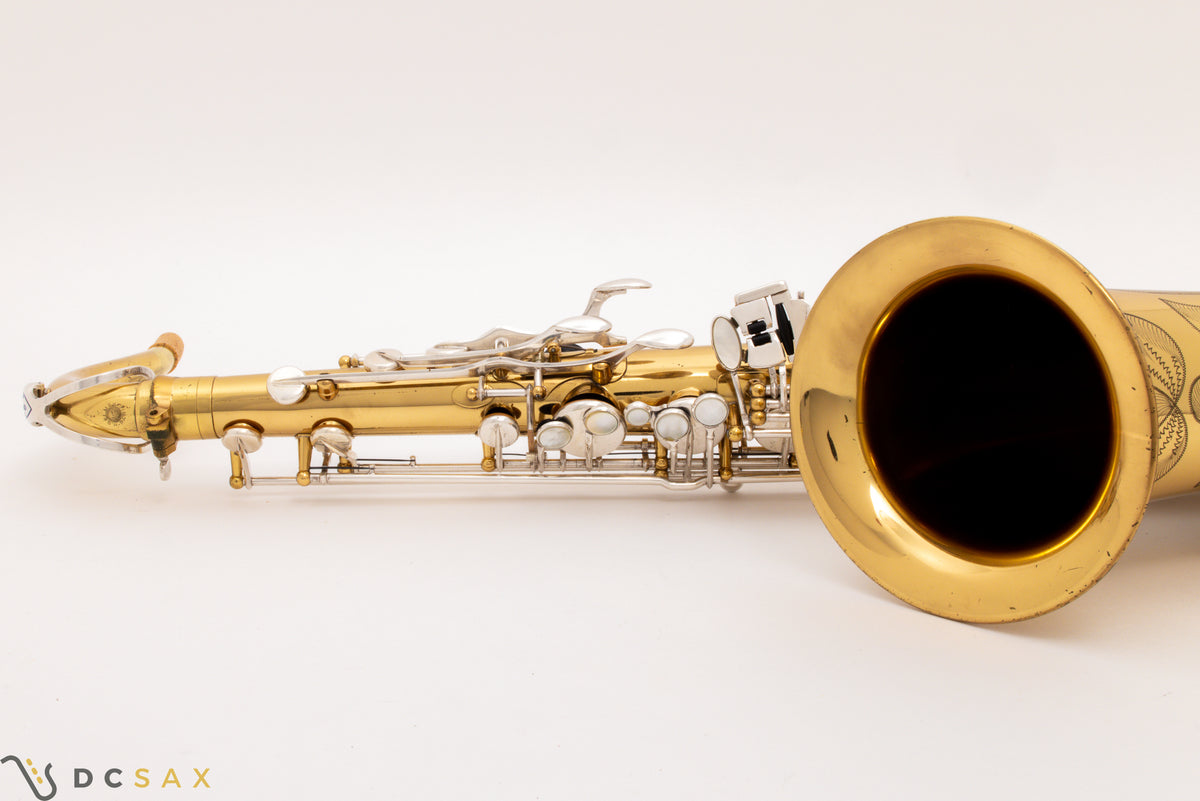 1966年製 Selmer Mark VI テナーサックス(シリアルNo. 138,xxx)、オリジナルラッカー99%、ハイF#キー付き、動画あり、オーバーホール済み