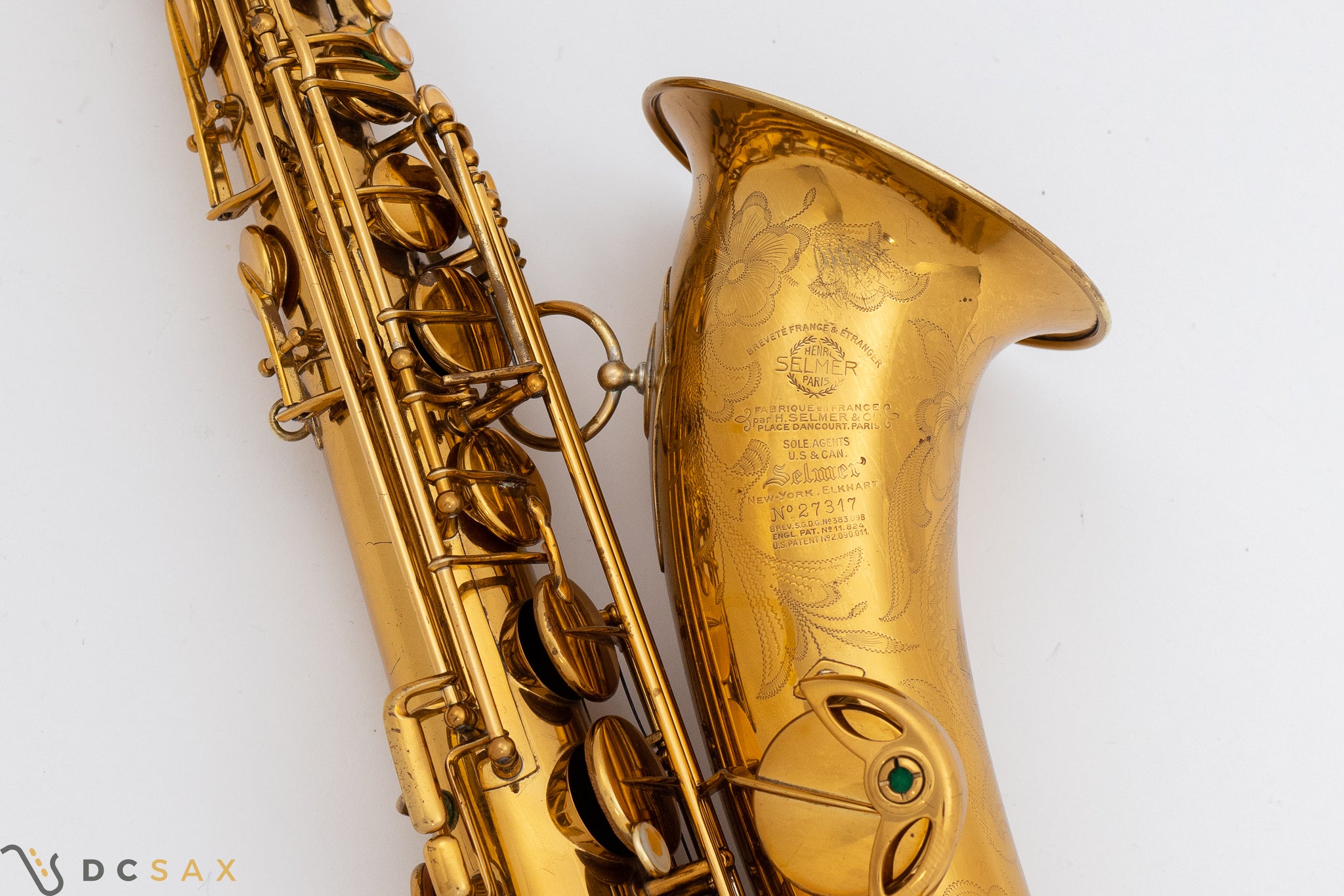 1938 27,xxx Selmer Balanced Action Tenor Saxophone, Just Serviced, Video