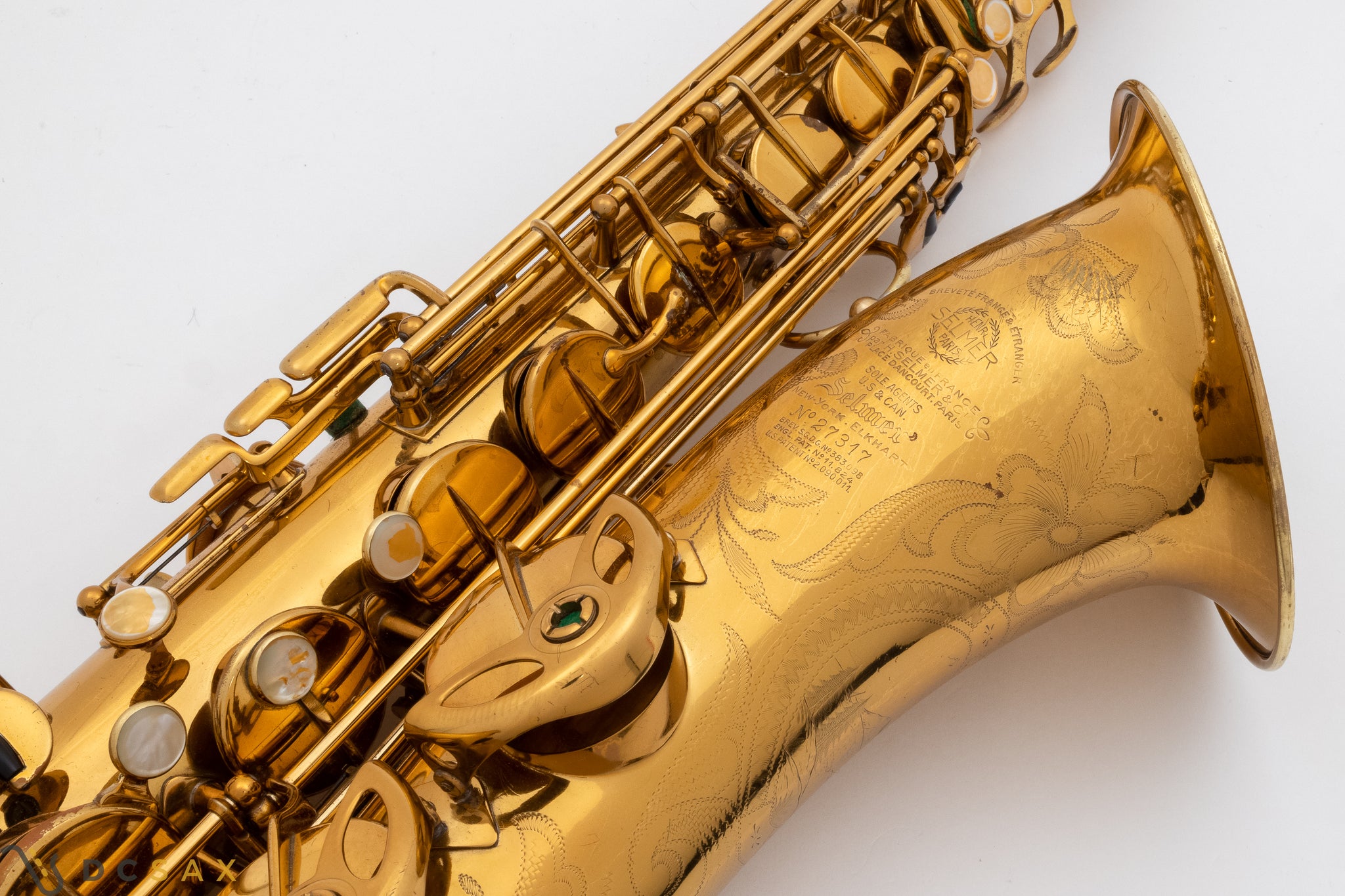 1938 27,xxx Selmer Balanced Action Tenor Saxophone, Just Serviced, Video