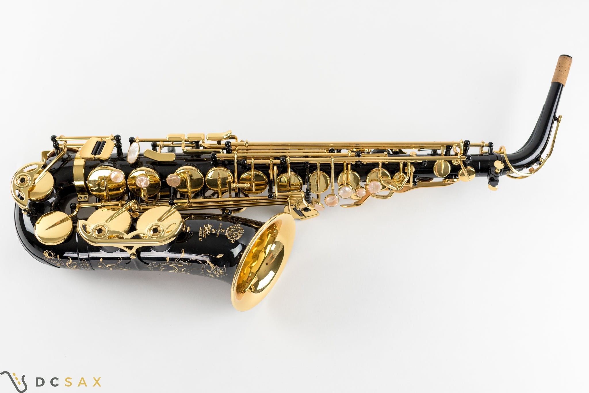 Selmer Jubilee Series II Alto Saxophone, Black Lacquer, Near Mint