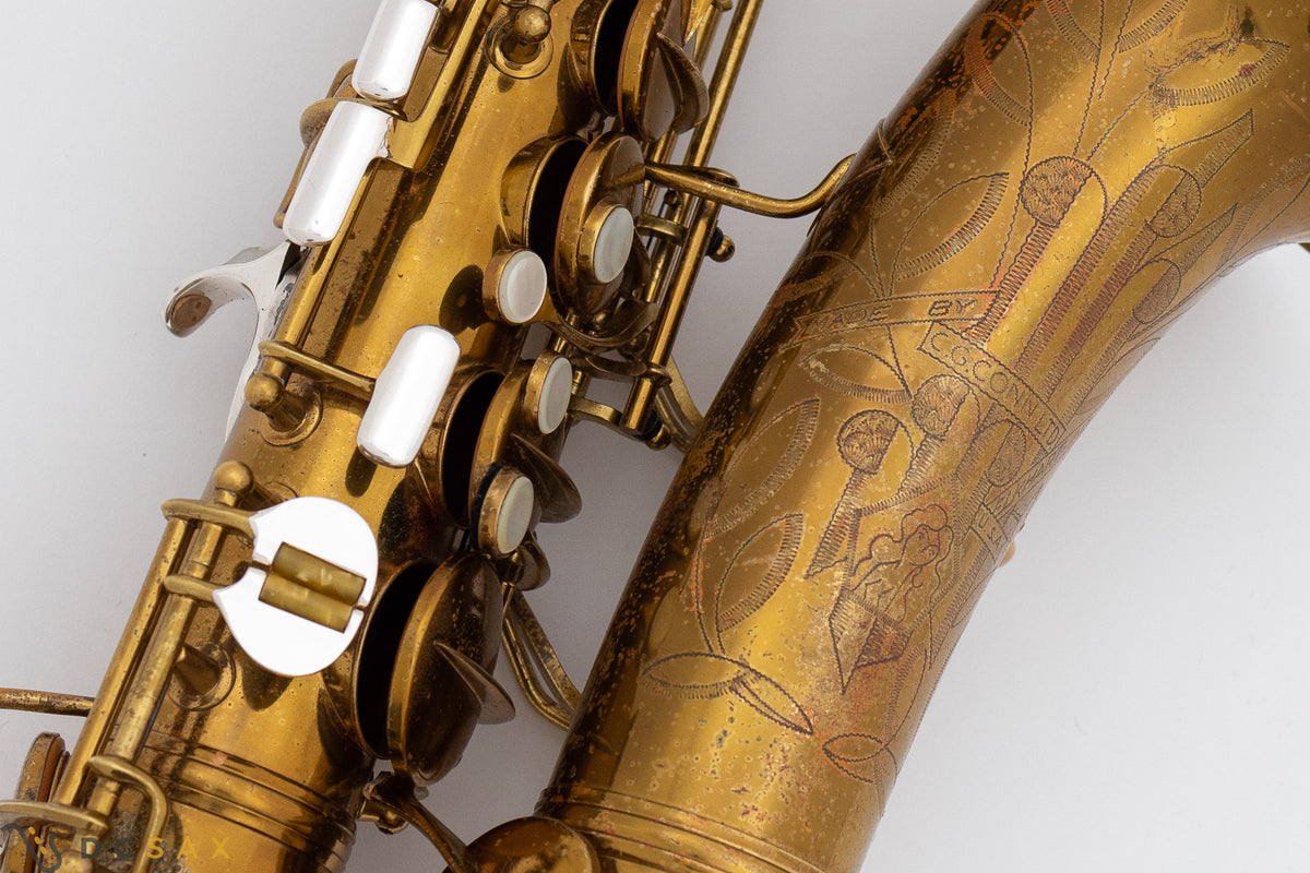 1935年製 Conn 26M Connqueror アルトサックス シリアル267,xxx、オリジナルラッカー、オーバーホール済み、試奏動画あり