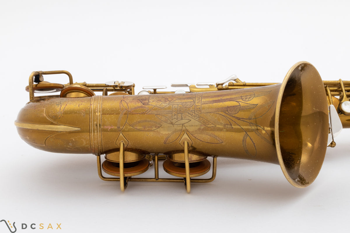 1935年製 Conn 26M Connqueror アルトサックス シリアル267,xxx、オリジナルラッカー、オーバーホール済み、試奏動画あり