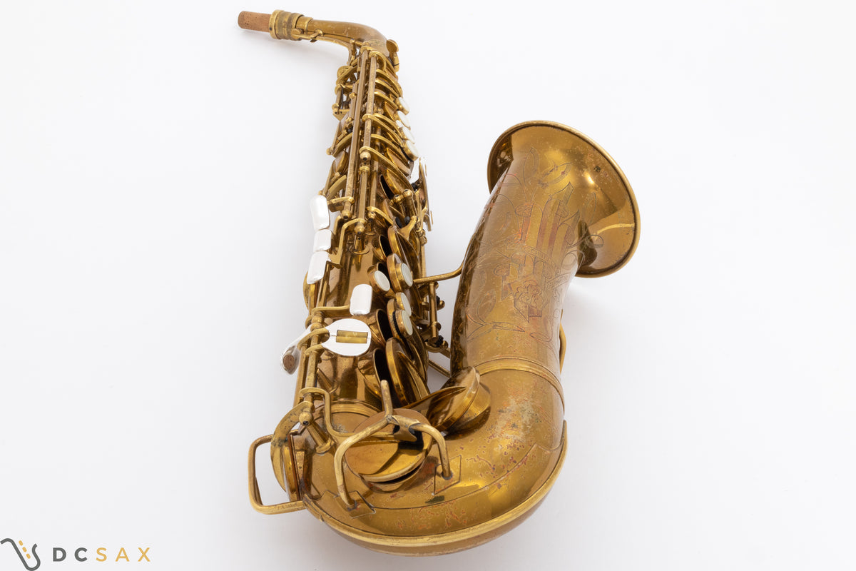 1935年製 Conn 26M Connqueror アルトサックス シリアル267,xxx、オリジナルラッカー、オーバーホール済み、試奏動画あり