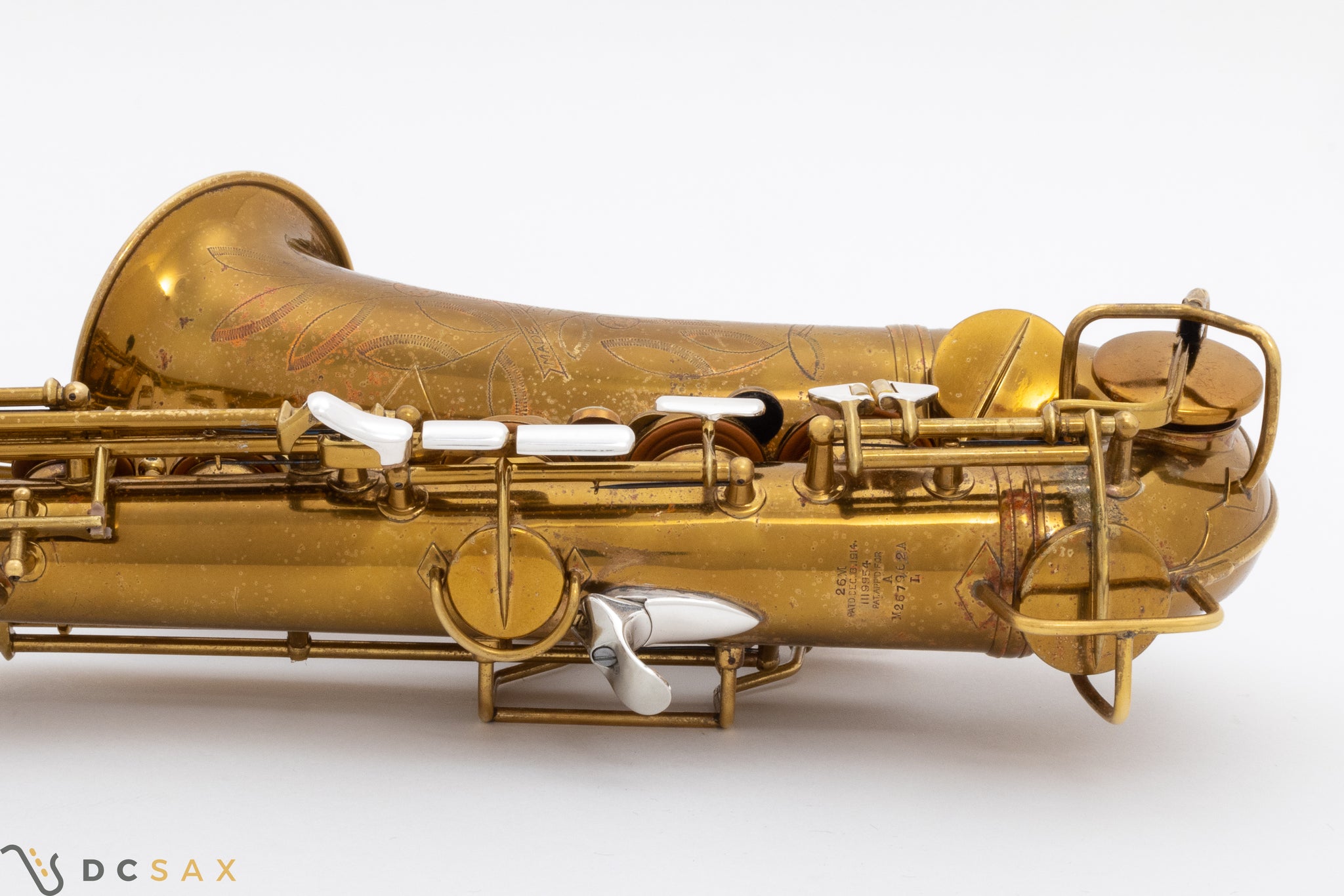 1935 267,xxx Conn 26M Connqueror Alto Saxophone, Original Lacquer, Overhaul, Video