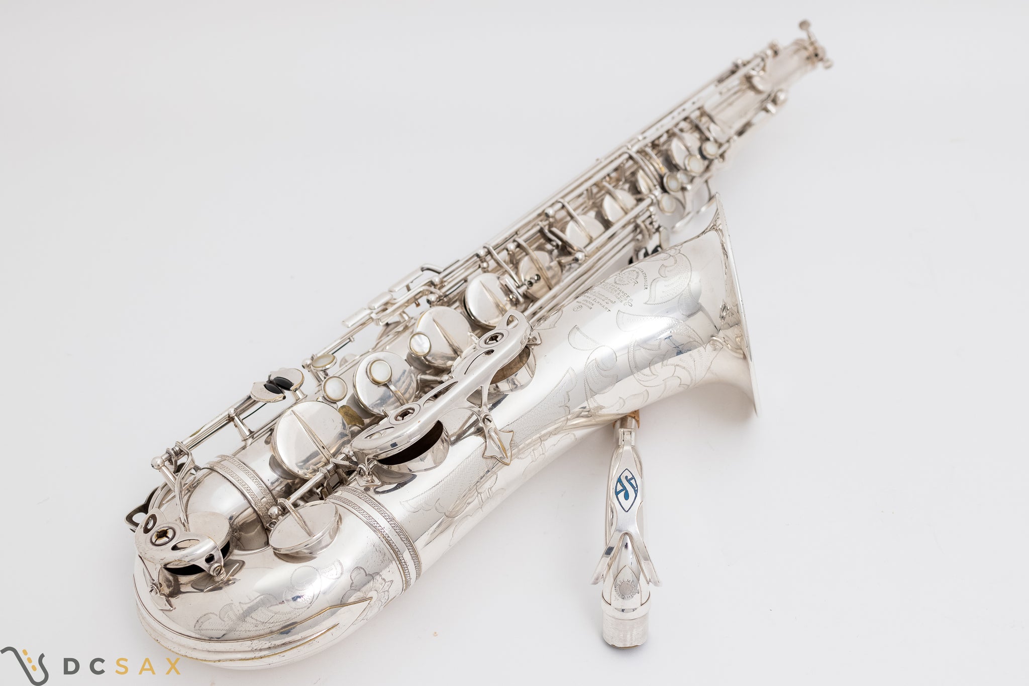 1956 67,xxx Selmer Mark VI Tenor Saxophone, 97% Original Silver Plating, Video
