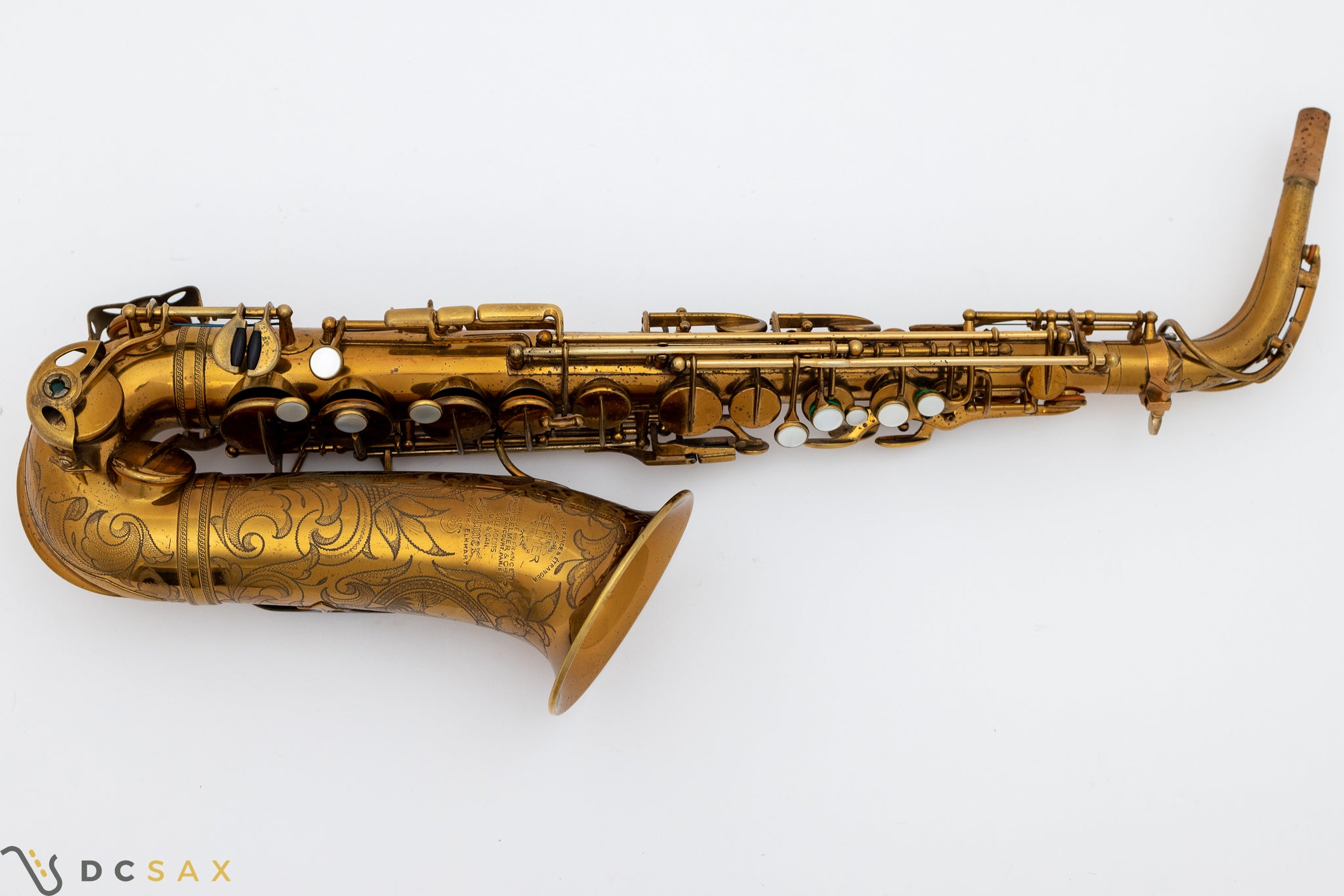 1939 Selmer Jimmy Dorsey Alto Saxophone, 98% ORIGINAL LACQUER, Video