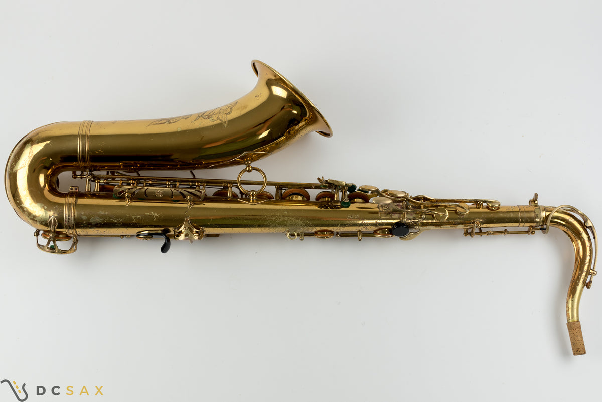 1968년식 157,xxx번대 셀머 Mark VI(Selmer Mark VI) 테너 색소폰, 오리지널 래커 96% 잔존