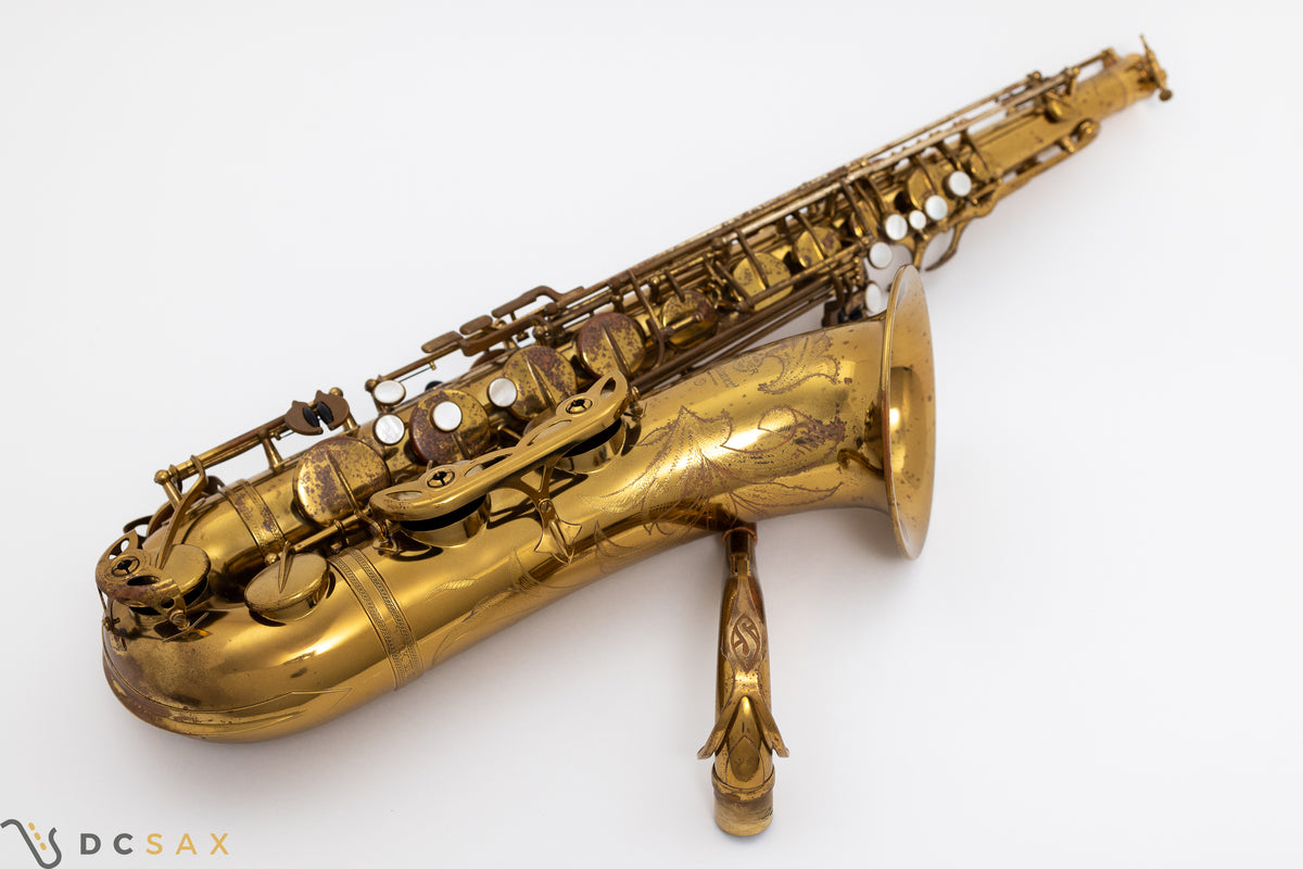 1966 140,xxx Selmer Mark VI Tenor Saxophone, 97% Original Lacquer, Fresh Overhaul, Video