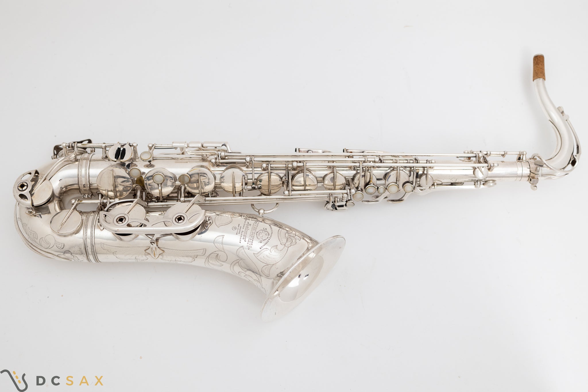 1956 67,xxx Selmer Mark VI Tenor Saxophone, 97% Original Silver Plating, Video