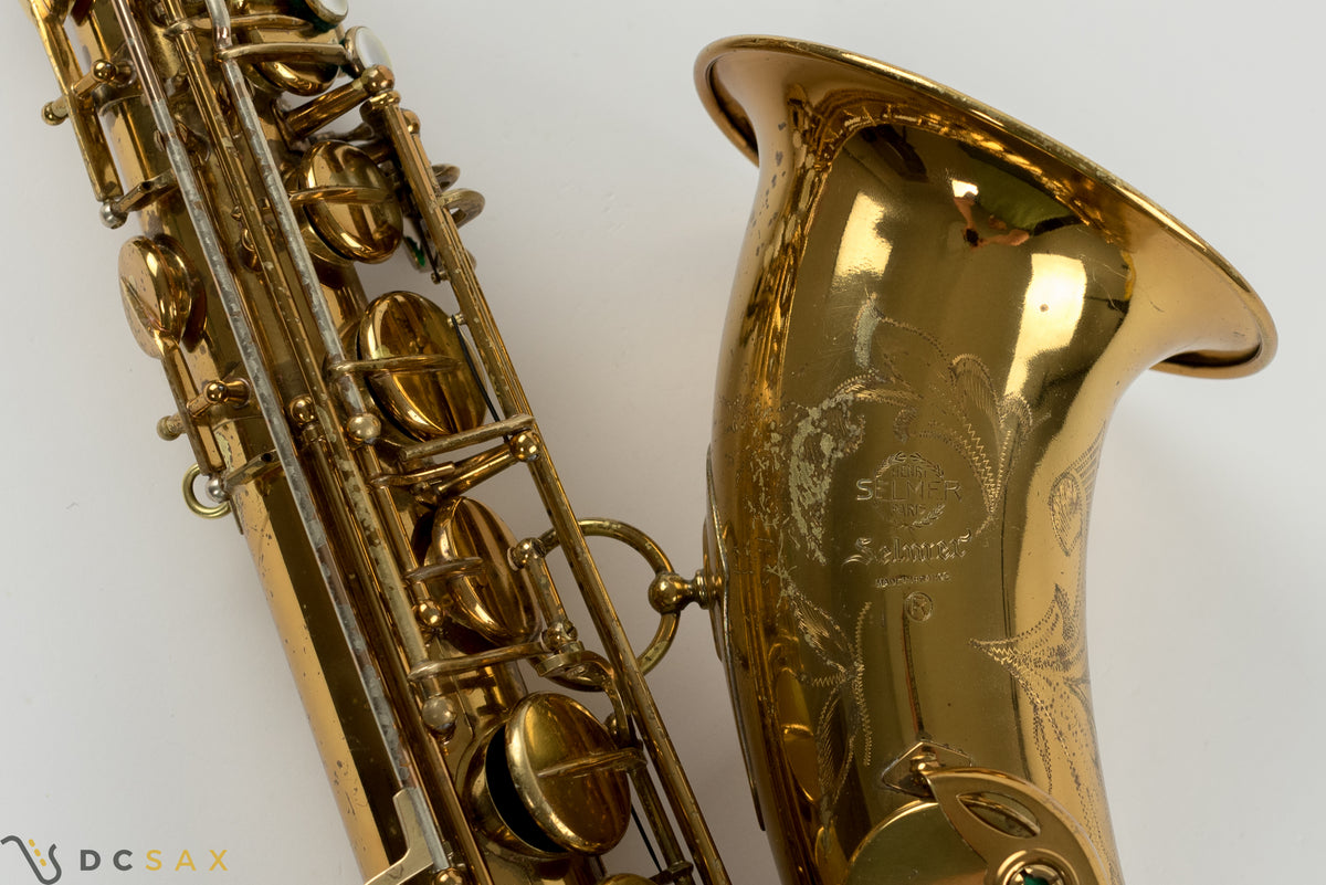1968년식 157,xxx번대 셀머 Mark VI(Selmer Mark VI) 테너 색소폰, 오리지널 래커 96% 잔존