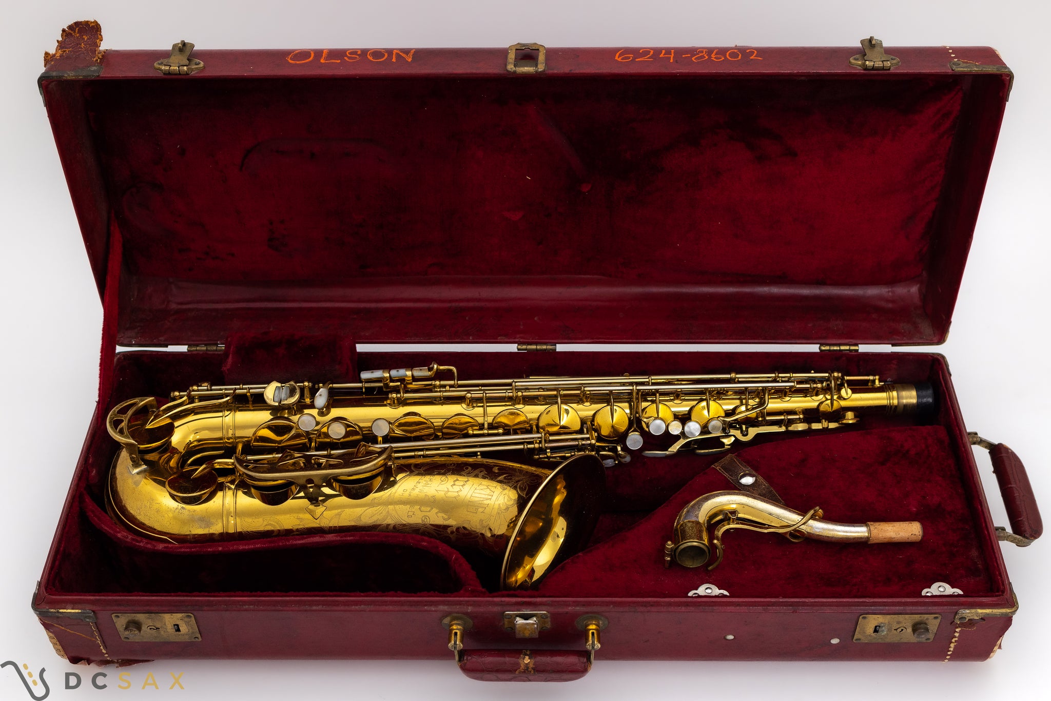 1953 King Super 20 Tenor Saxophone, Full Pearls, Overhaul, Video