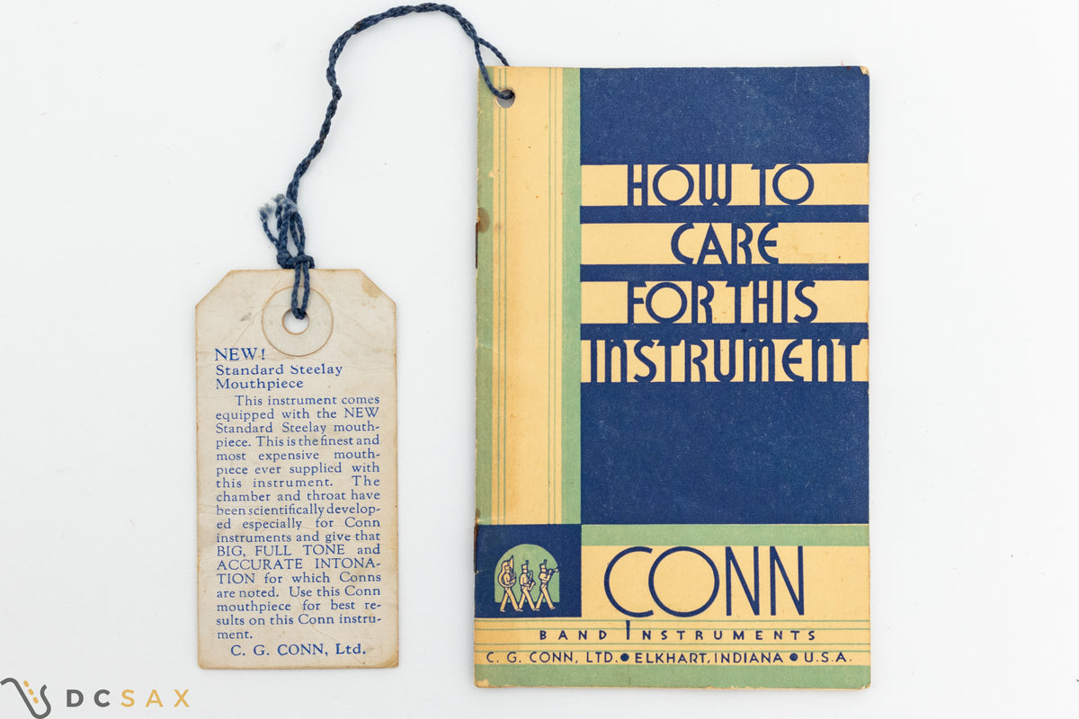 1935年製 Conn 26M Connqueror アルトサックス シリアル267,xxx、オリジナルラッカー、オーバーホール済み、試奏動画あり