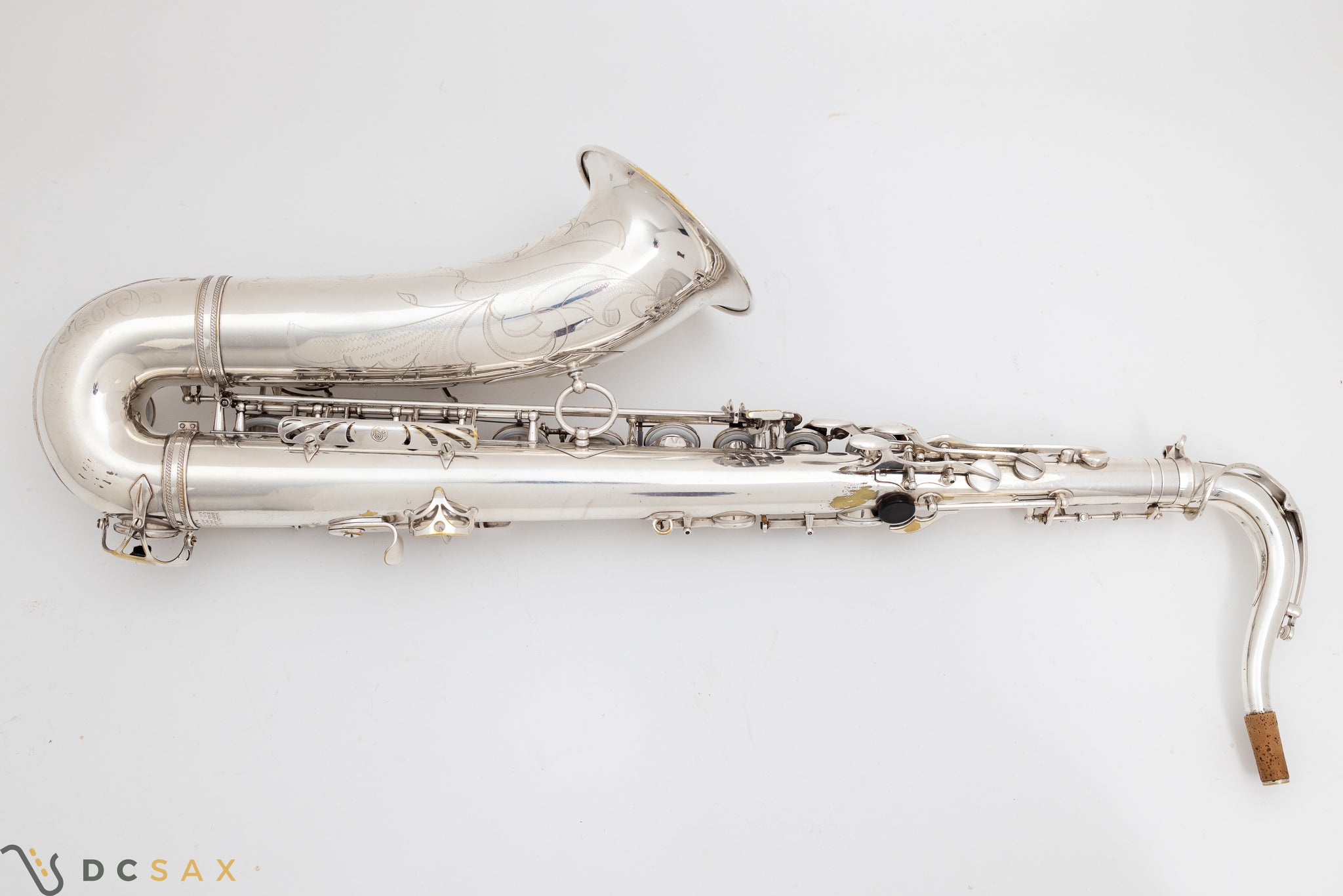 1956 67,xxx Selmer Mark VI Tenor Saxophone, 97% Original Silver Plating, Video