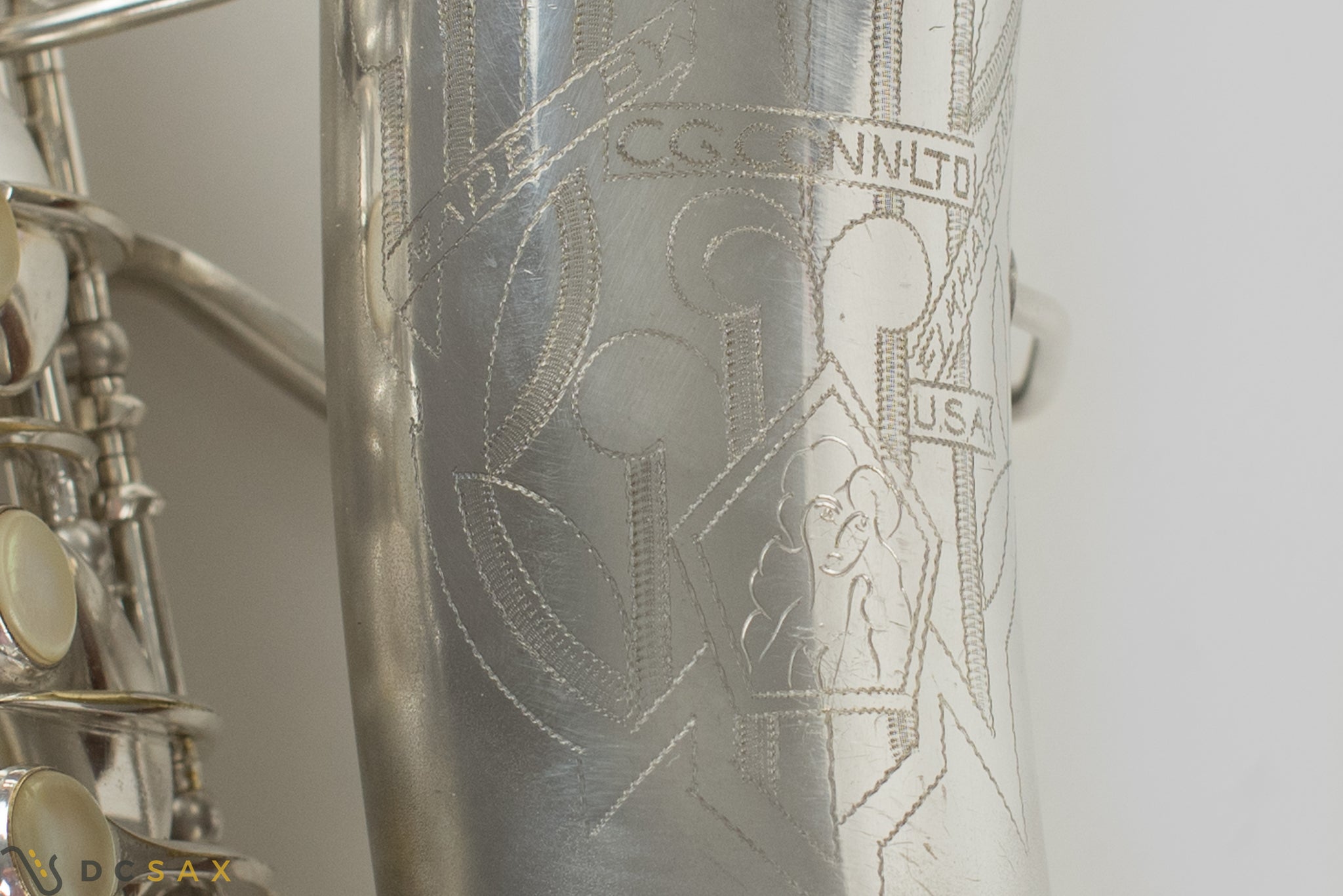 262,xxx Conn 6M Transitional Alto Saxophone, Original Silver Plate, Overhaul