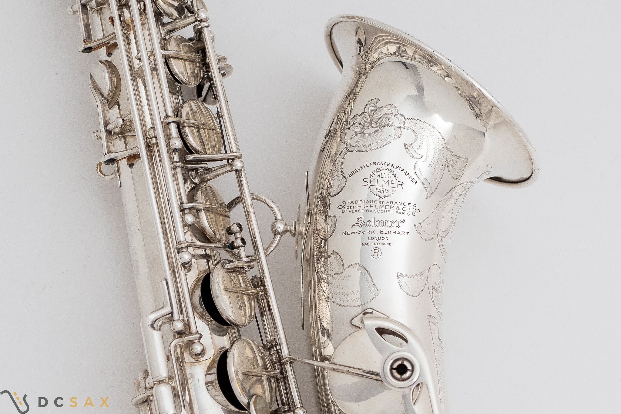 1956 67,xxx Selmer Mark VI Tenor Saxophone, 97% Original Silver Plating, Video