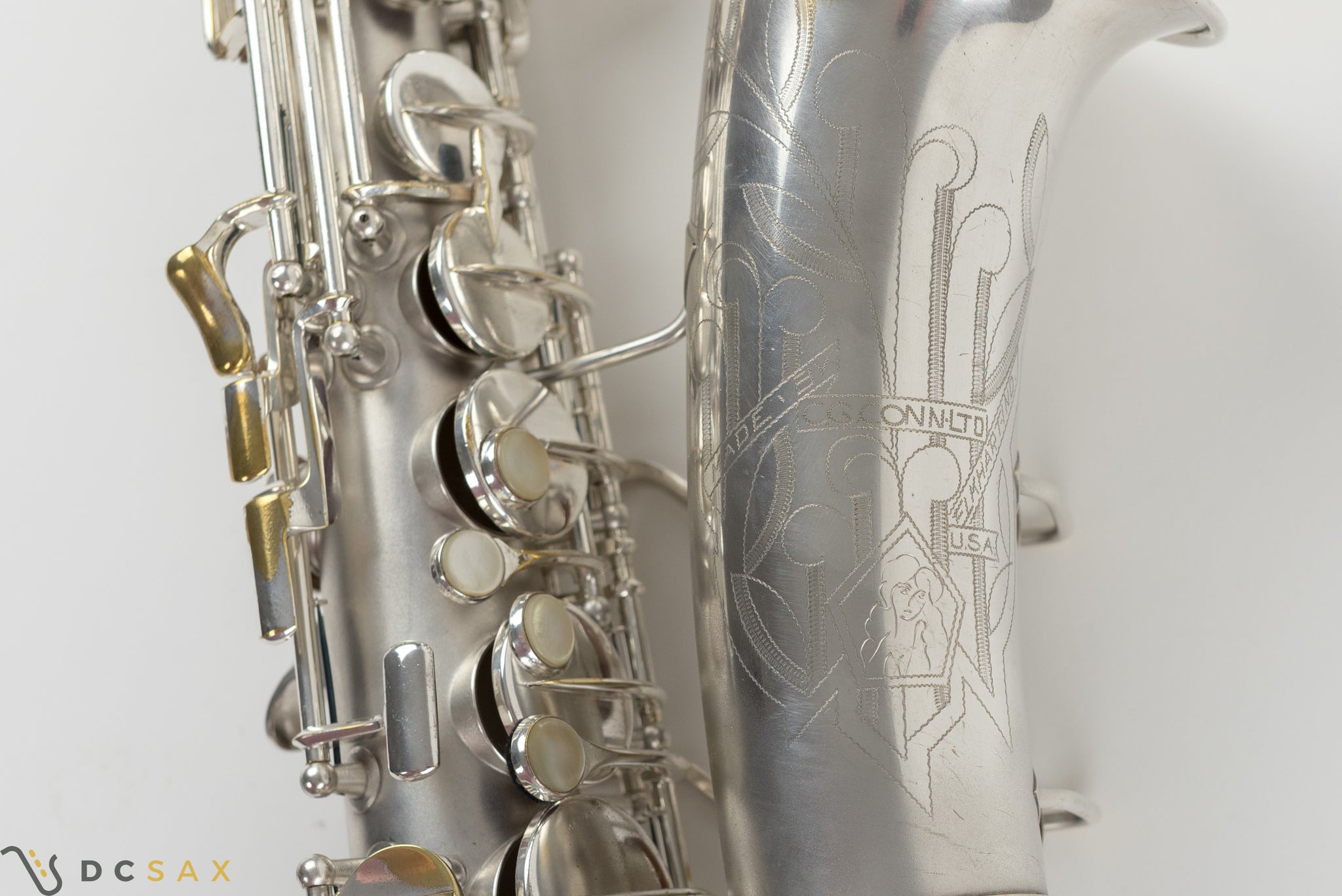 262,xxx Conn 6M Transitional Alto Saxophone, Original Silver Plate, Overhaul