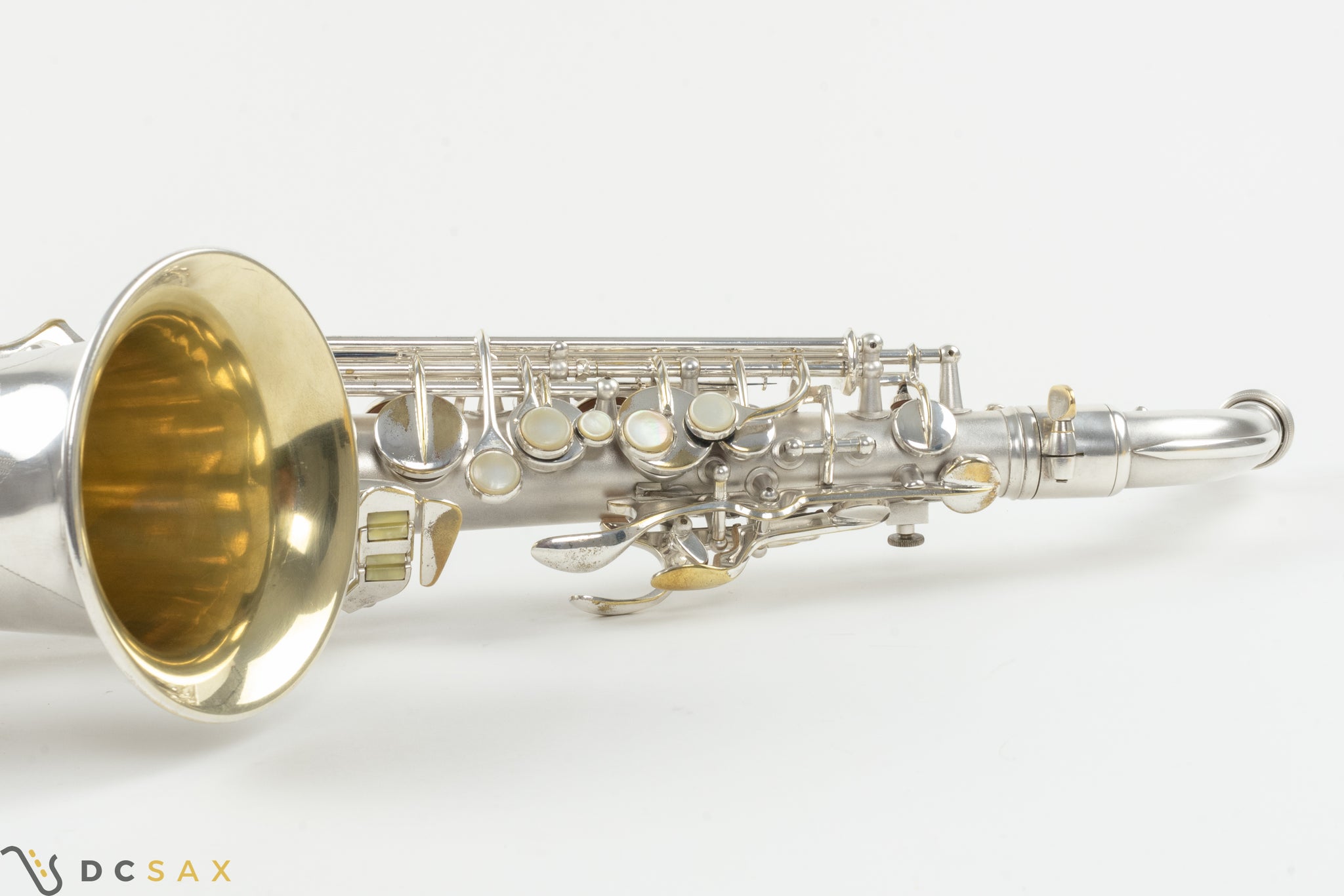 262,xxx Conn 6M Transitional Alto Saxophone, Original Silver Plate, Overhaul