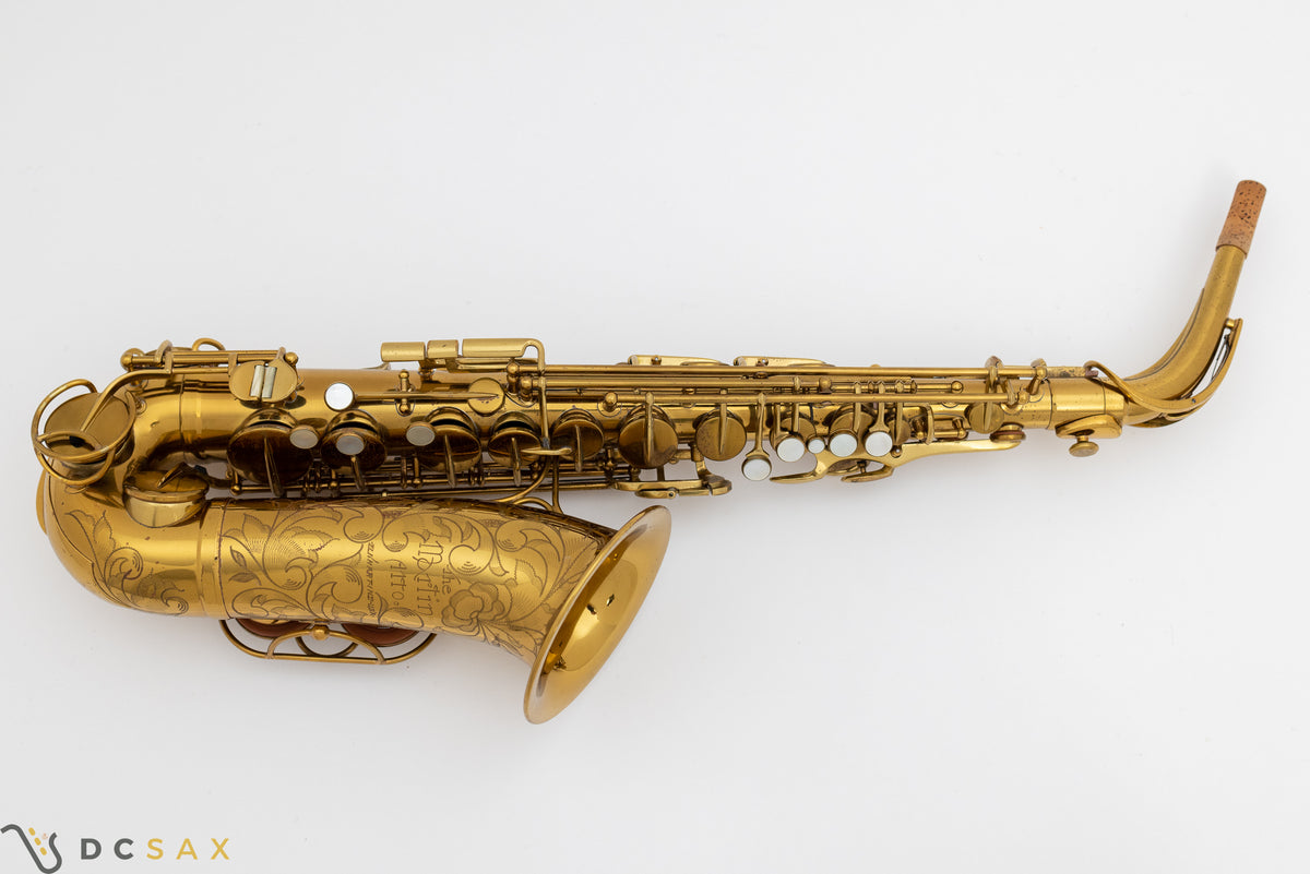 1948 Martin Committee Alto Saxophone, 98% Original Lacquer, Fresh Overhaul, Video