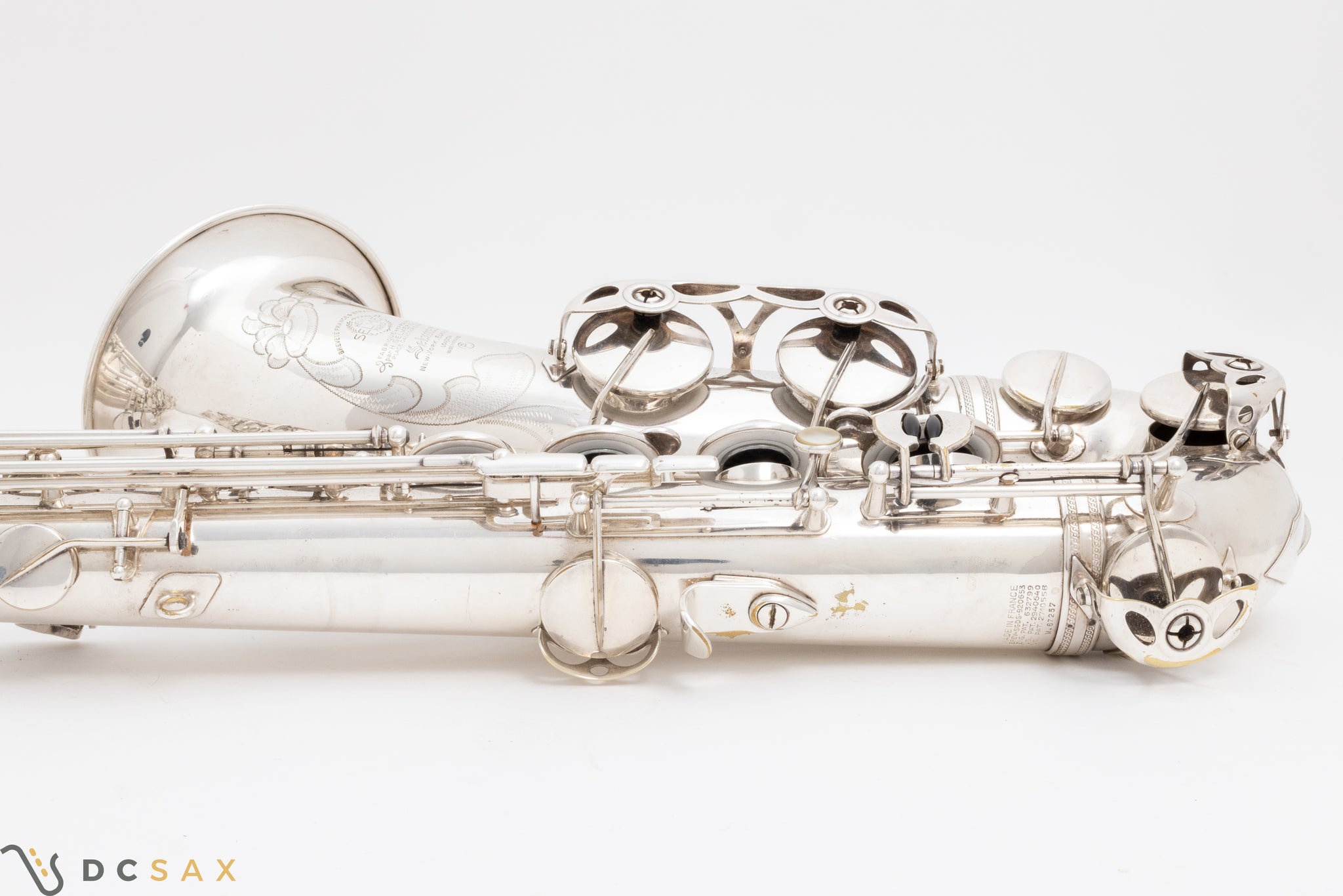 1956 67,xxx Selmer Mark VI Tenor Saxophone, 97% Original Silver Plating, Video