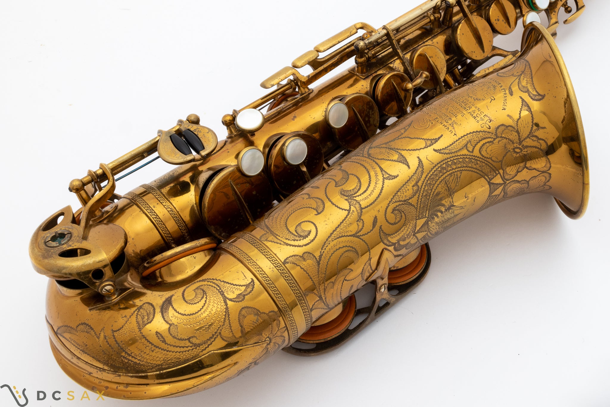 1939 Selmer Jimmy Dorsey Alto Saxophone, 98% ORIGINAL LACQUER, Video