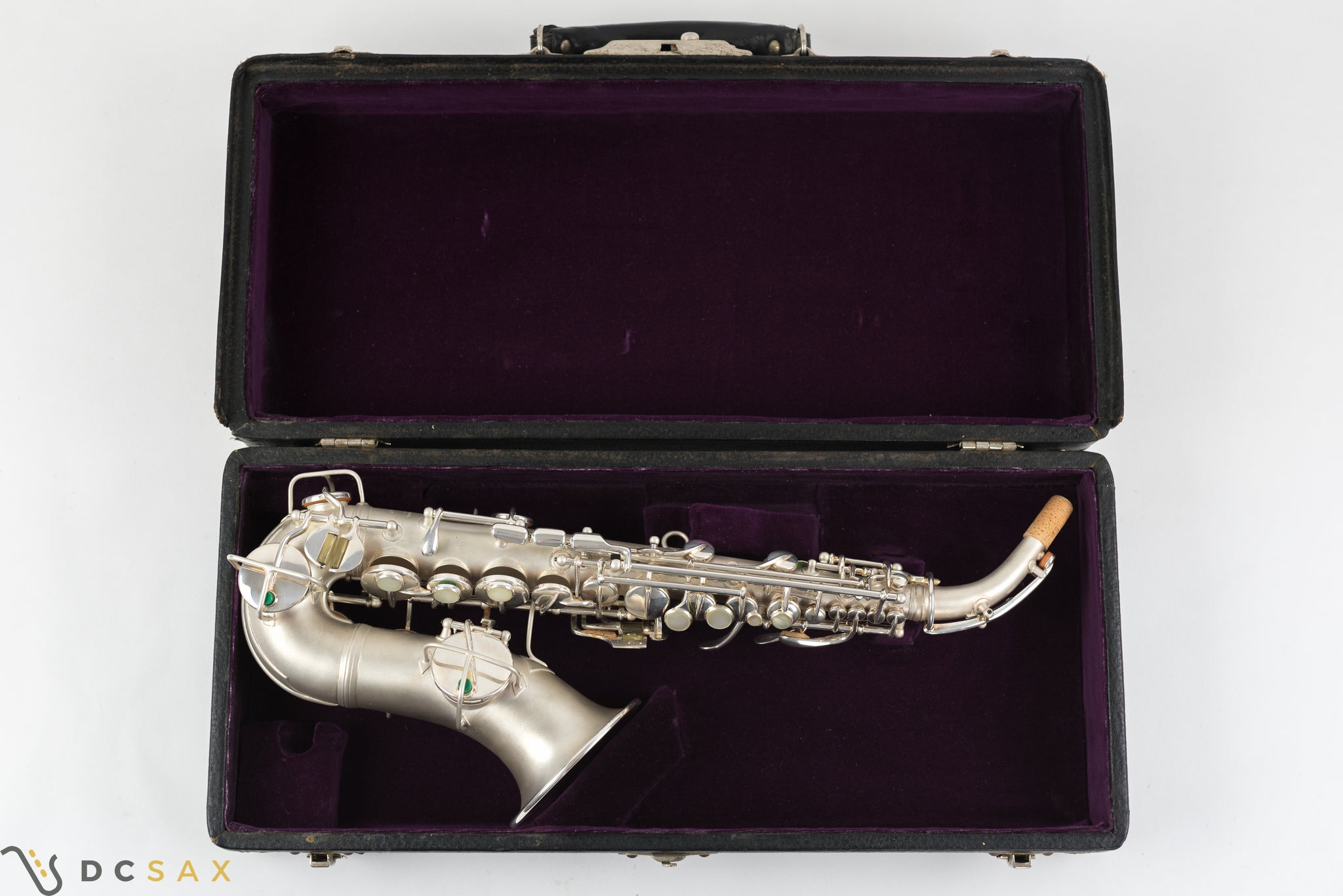 121,xxx Conn New Wonder Curved Soprano Saxophone, Silver Plated, Video