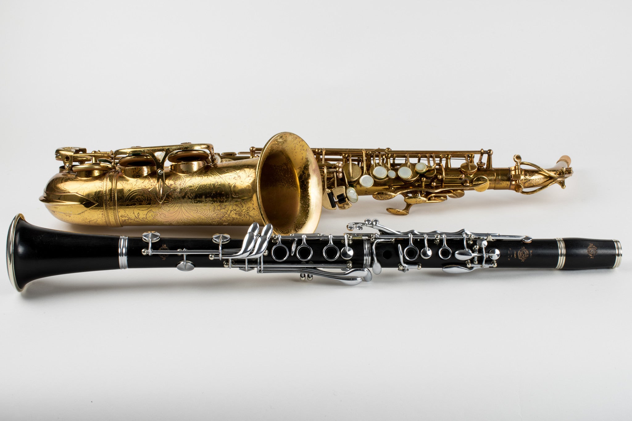 1937 Selmer Balanced Action Alto Saxophone PLUS Selmer Balanced Tone Clarinet