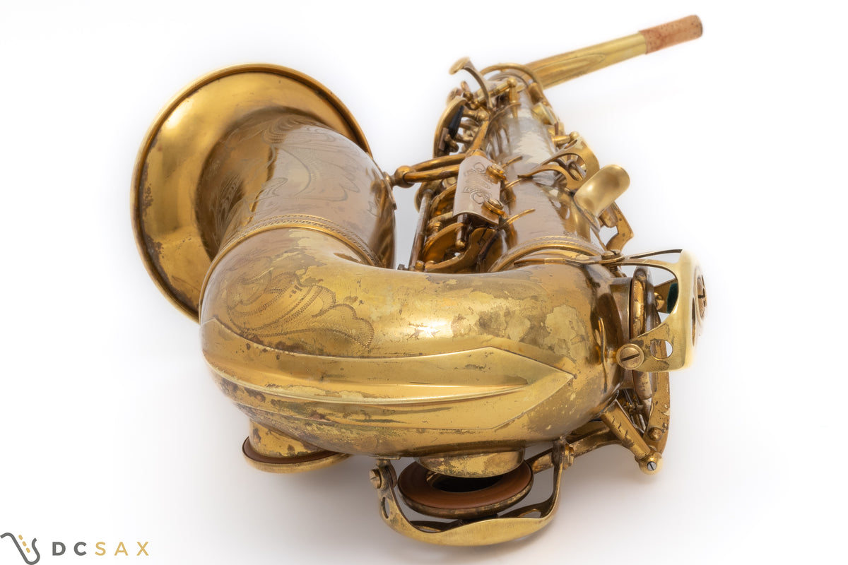 1953 52,xxx Selmer Super Balanced Action Alto Saxophone, Fresh Overhaul, Original Lacquer, Video