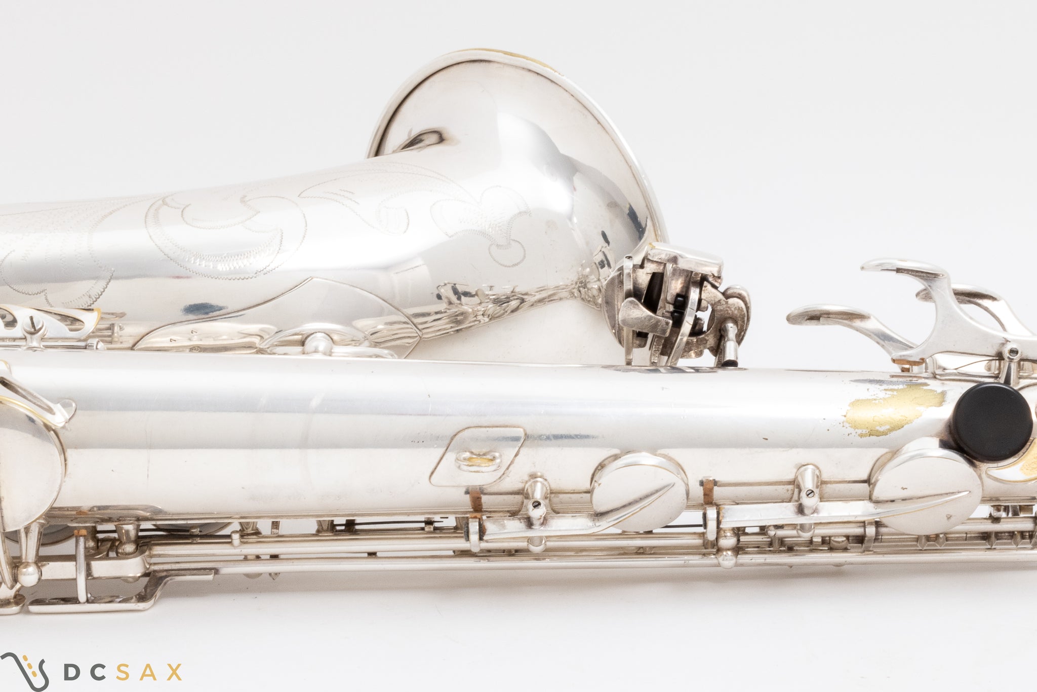1956 67,xxx Selmer Mark VI Tenor Saxophone, 97% Original Silver Plating, Video