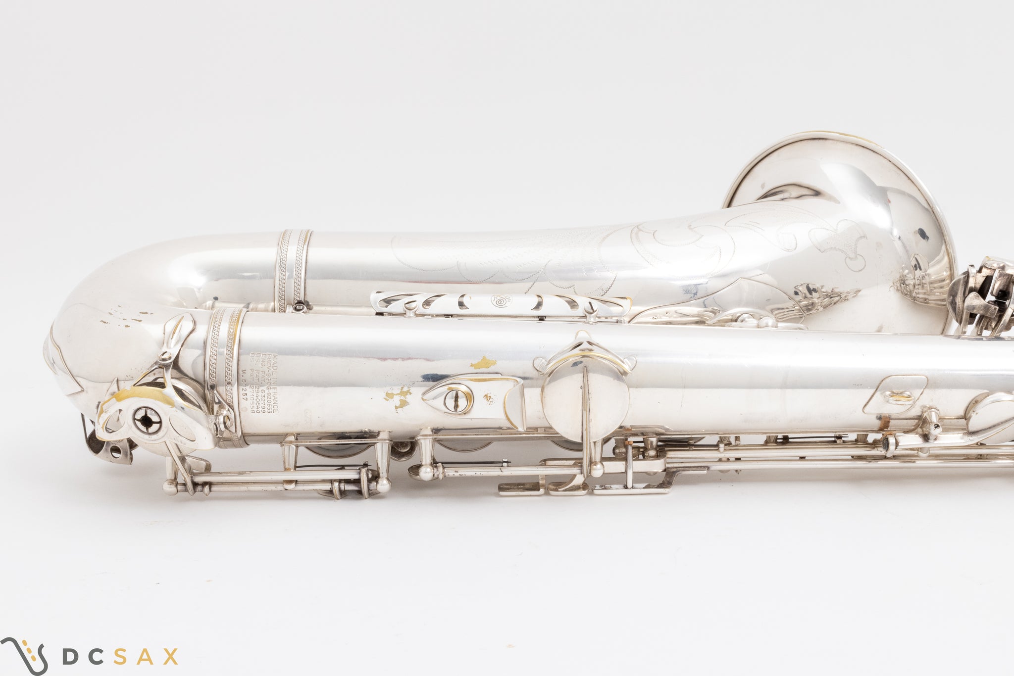 1956 67,xxx Selmer Mark VI Tenor Saxophone, 97% Original Silver Plating, Video