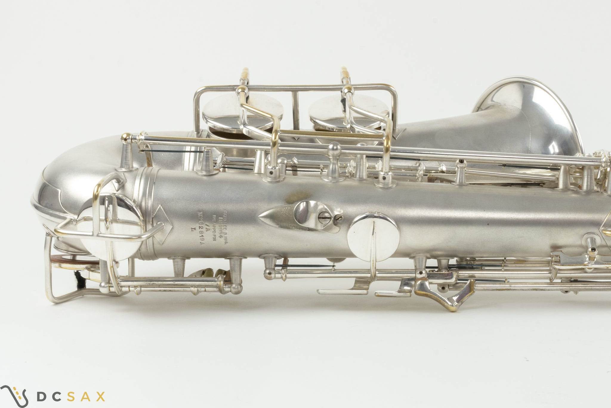 262,xxx Conn 6M Transitional Alto Saxophone, Original Silver Plate, Overhaul