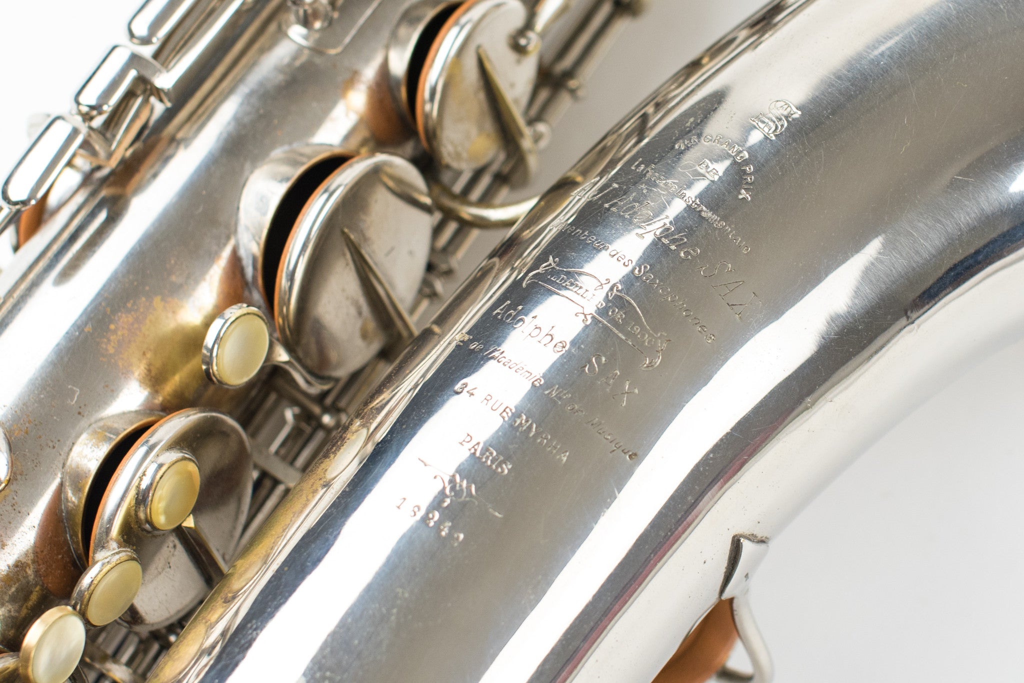 1910 Adolphe Sax Tenor Saxophone Fully Restored