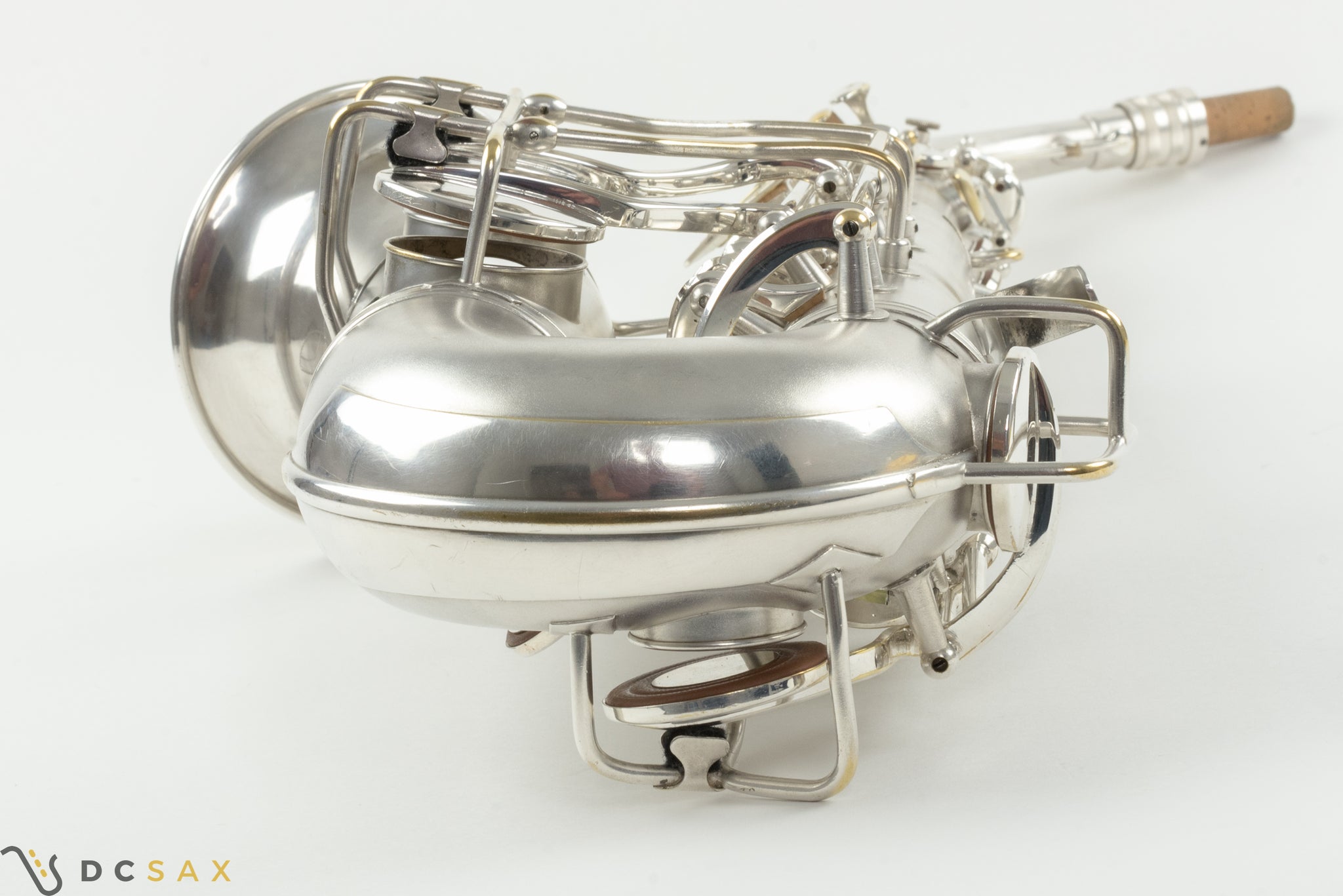 262,xxx Conn 6M Transitional Alto Saxophone, Original Silver Plate, Overhaul