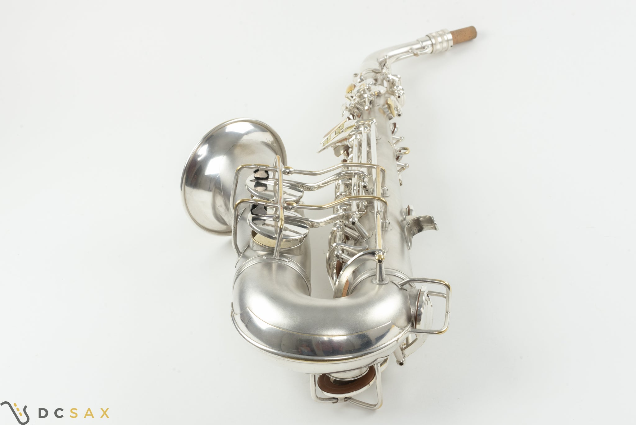 262,xxx Conn 6M Transitional Alto Saxophone, Original Silver Plate, Overhaul