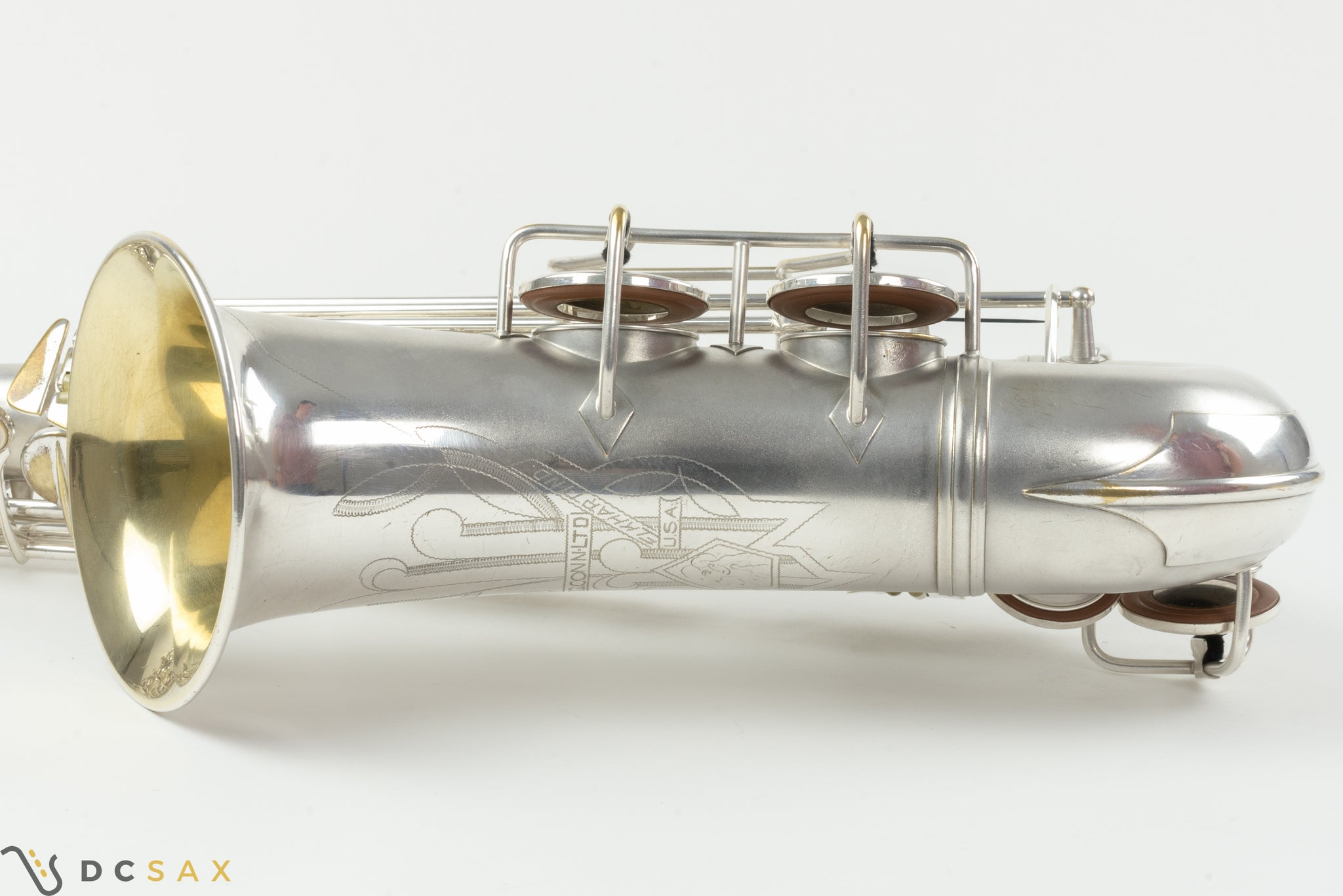 262,xxx Conn 6M Transitional Alto Saxophone, Original Silver Plate, Overhaul