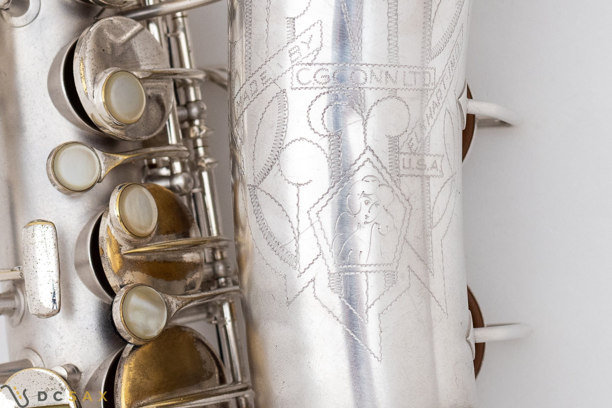 1941 Conn 6M Alto Saxophone, Silver Plated, Fresh Overhaul, Video