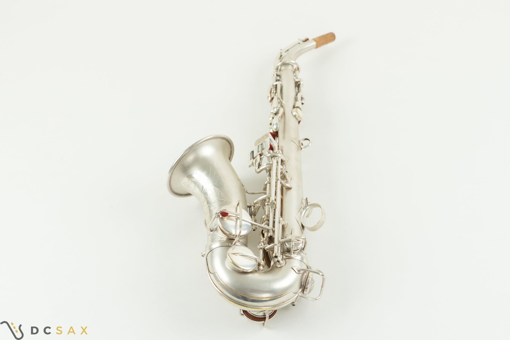 212,xxx Conn New Wonder II Chu Berry Curved Soprano Saxophone, Silver Plated