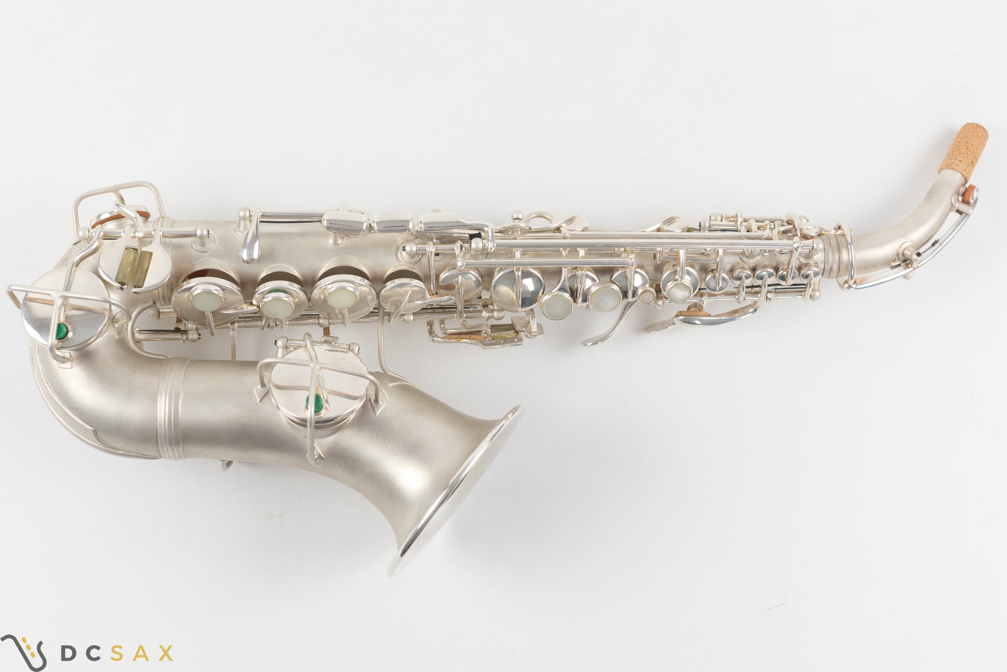121,xxx Conn New Wonder Curved Soprano Saxophone, Silver Plated, Video