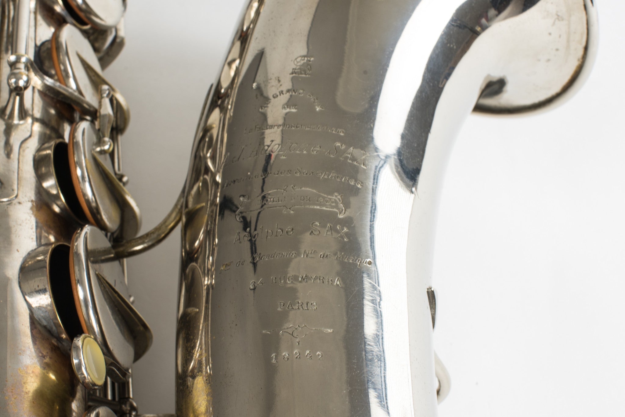 1910 Adolphe Sax Tenor Saxophone Fully Restored
