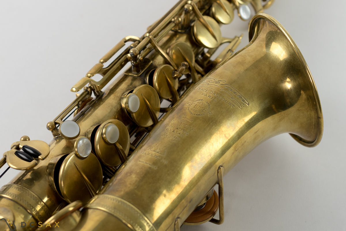 Selmer Super / New Large Bore Alto Saxophone, Fresh Overhaul, Video