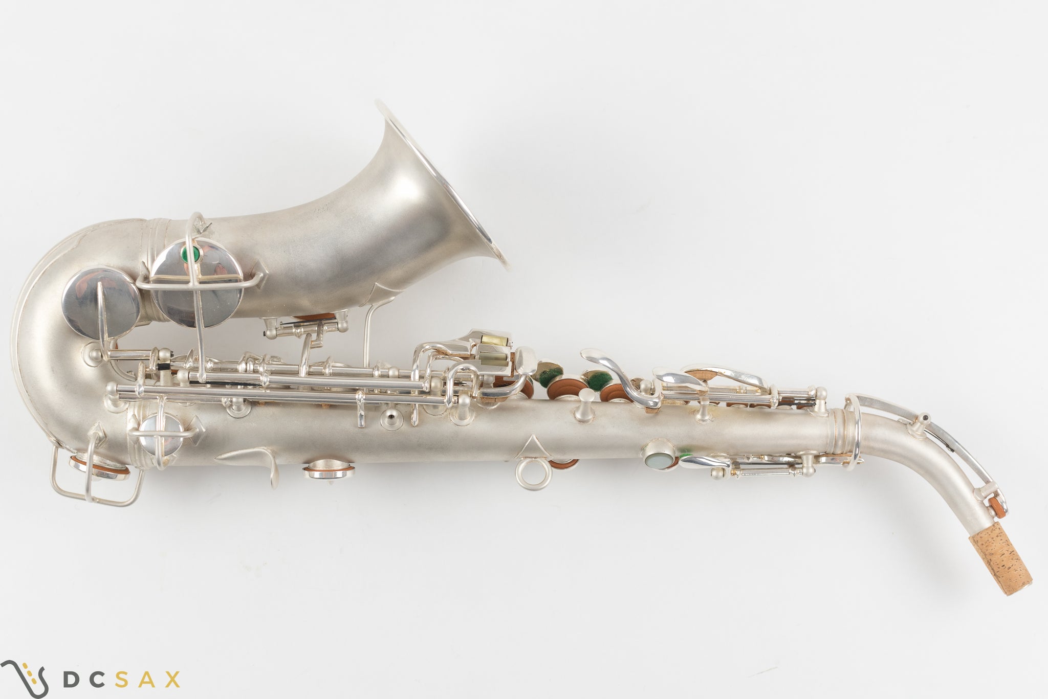 121,xxx Conn New Wonder Curved Soprano Saxophone, Silver Plated, Video
