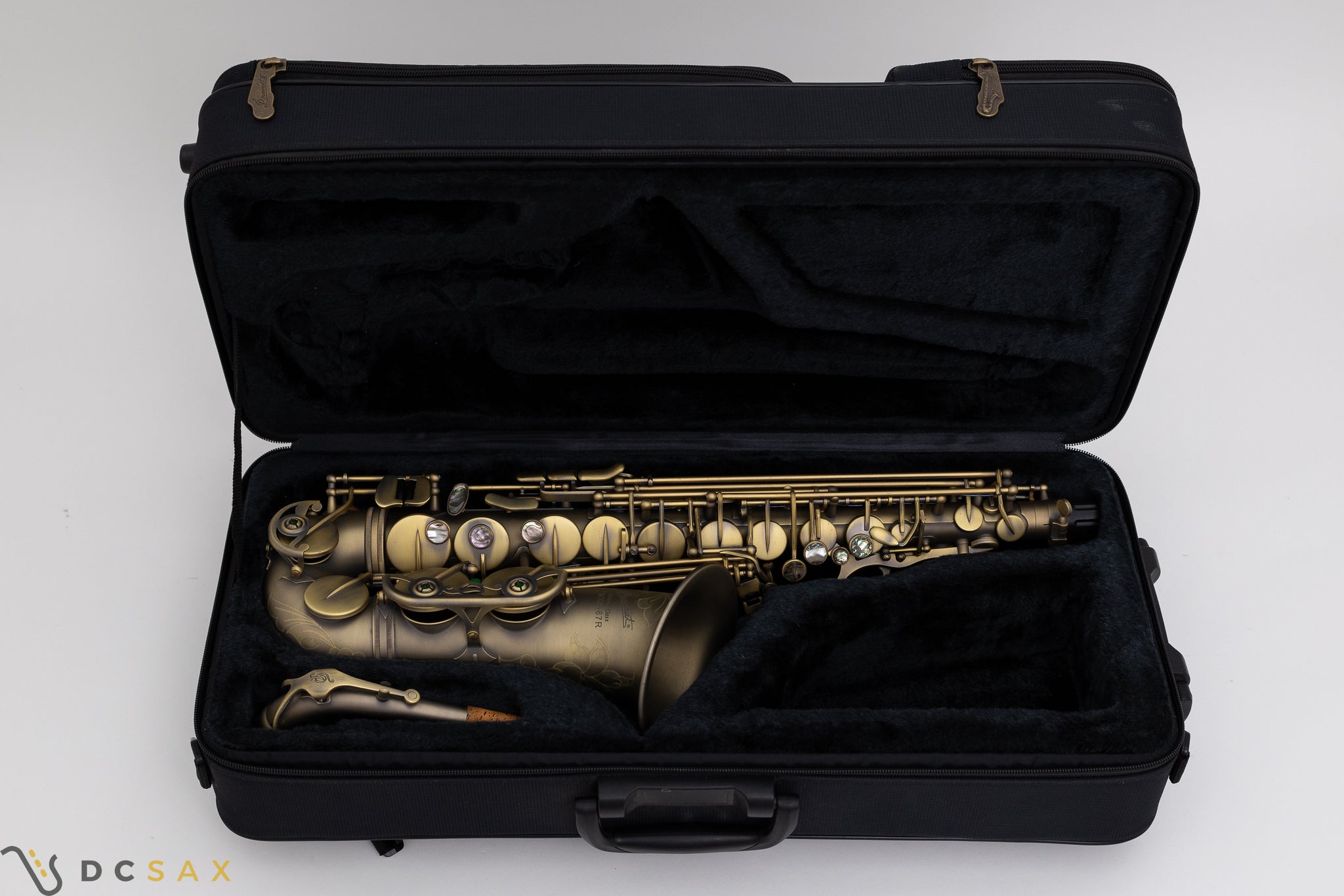 P Mauriat PMXA-67R Alto Saxophone, Dark Lacquer, Video, Just Serviced