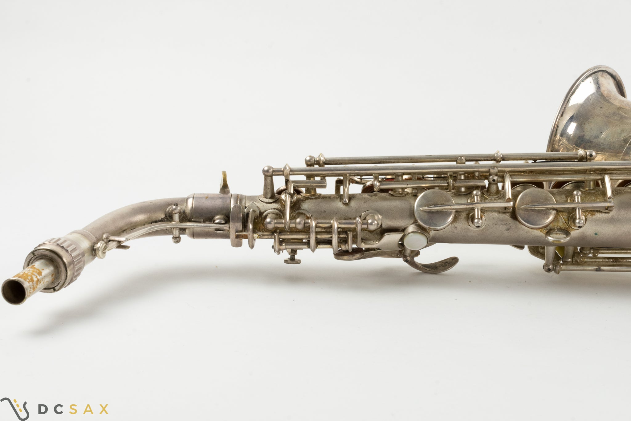 1933 291,xxx Conn 6M VIII Alto Saxophone, Silver Plated, Gold Bell