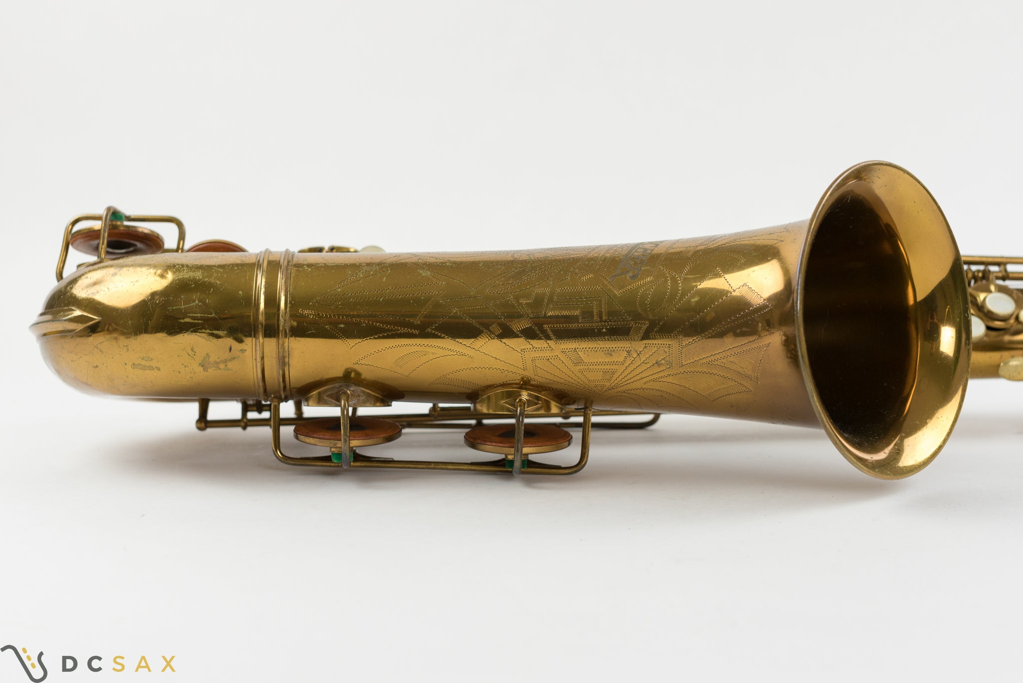 1938 285,xxx Buescher Aristocrat Tenor Saxophone, Original Lacquer