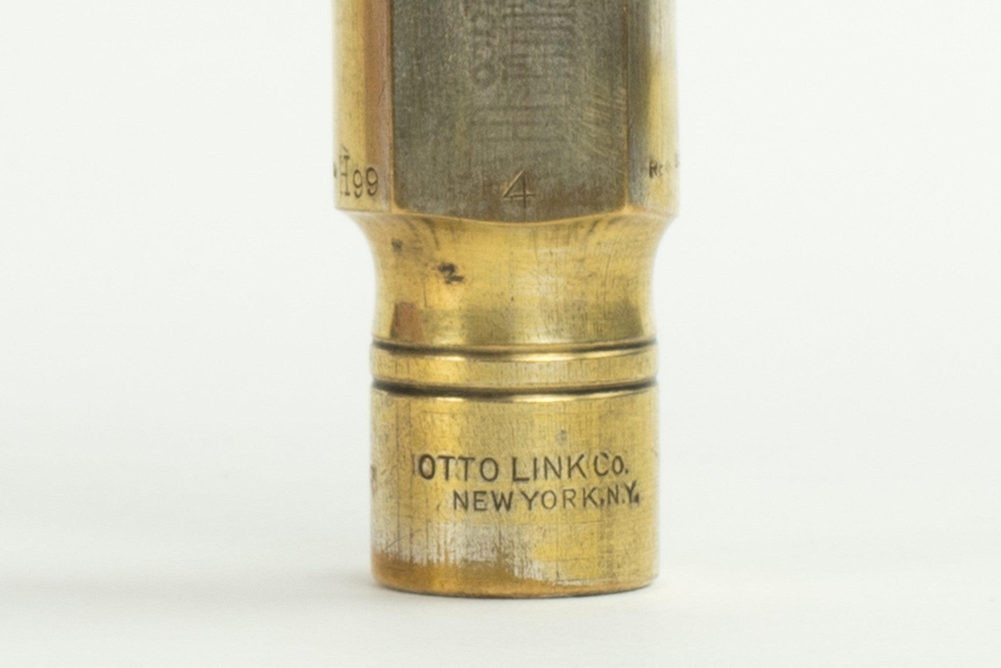 Otto Link Double Ring Tenor Saxophone Mouthpiece, New York Era, Original Facing